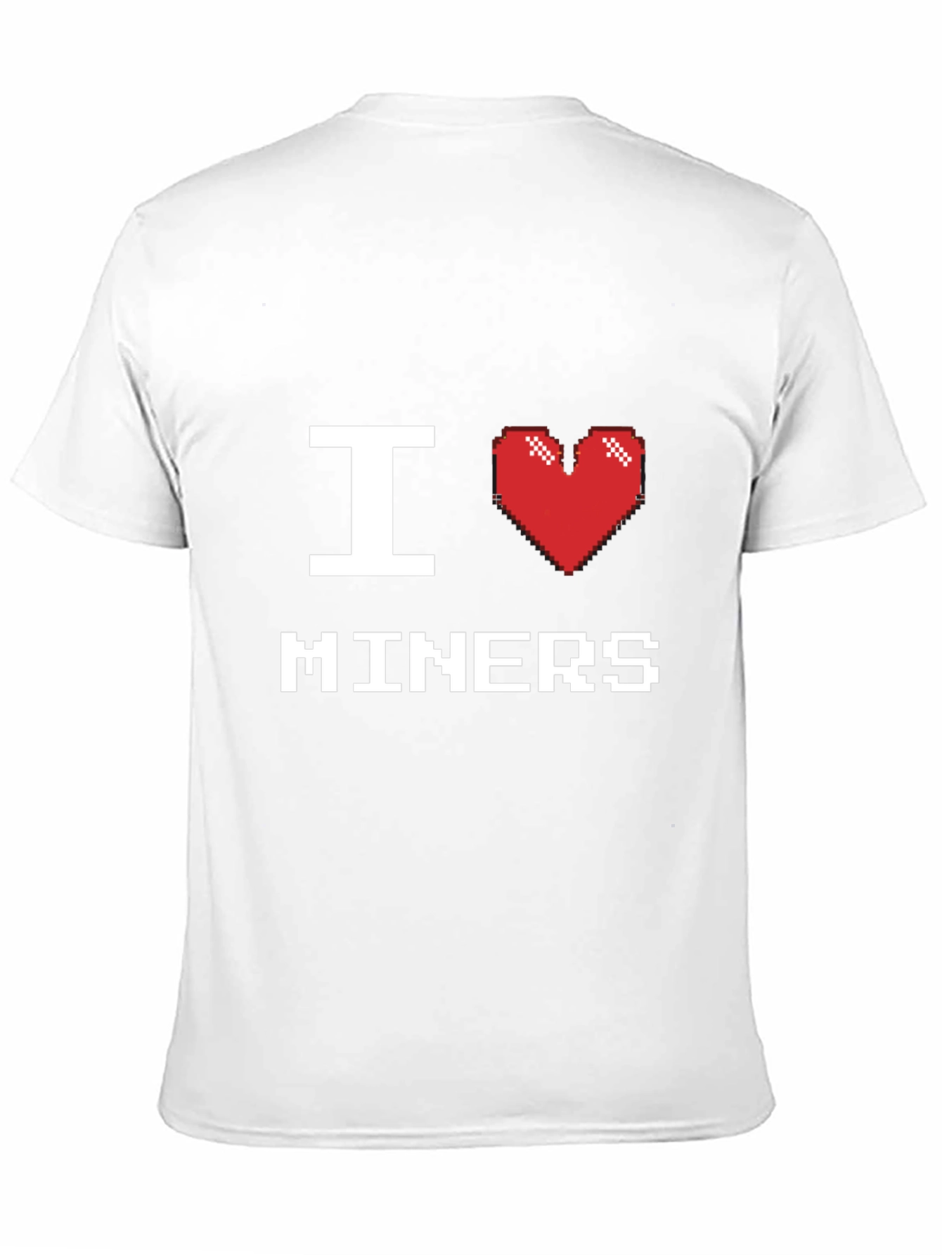 Black I Heart Miners T-Shirt - Black Cotton Tee view 11