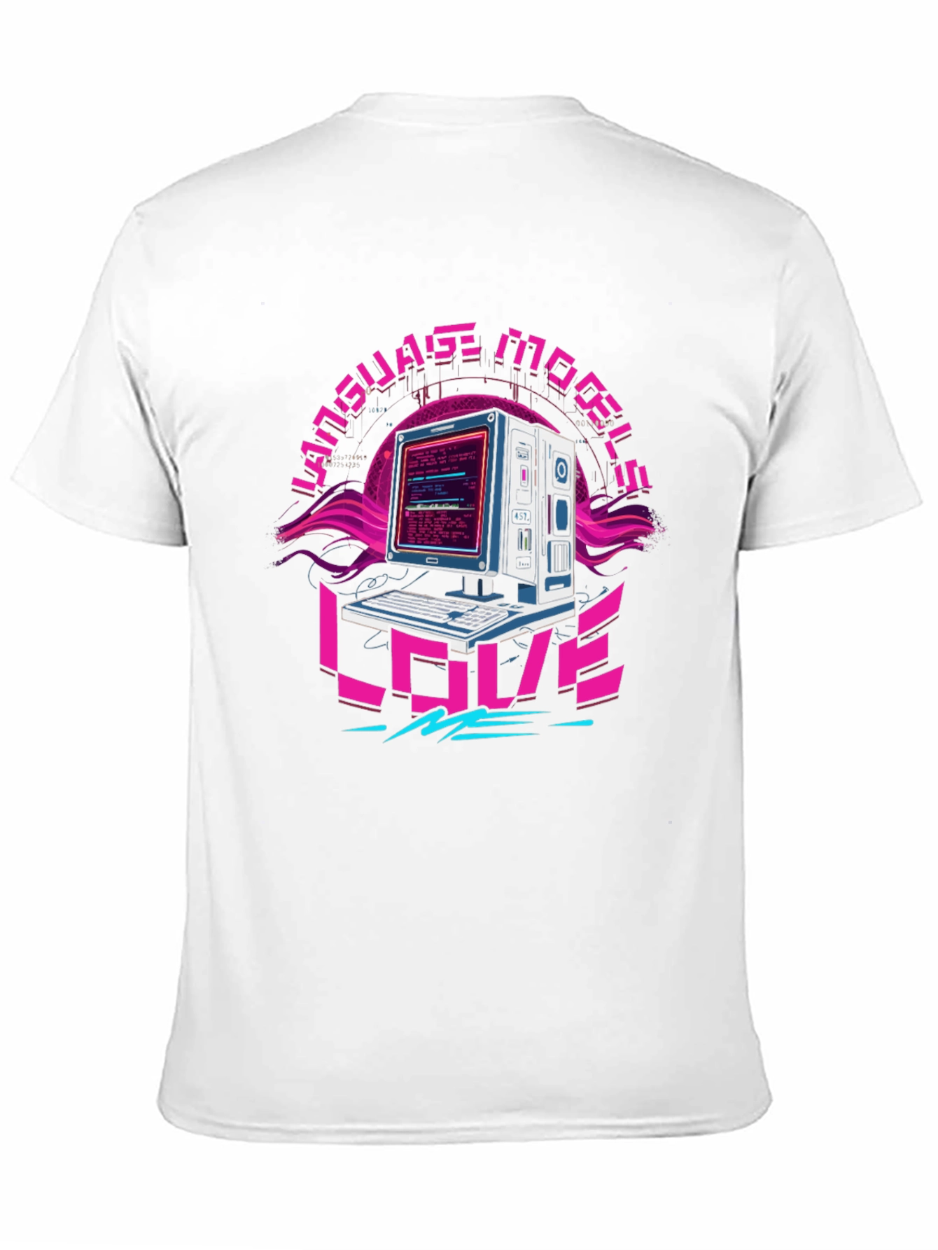 Black Language Models Love Me Retro T-Shirt view 11