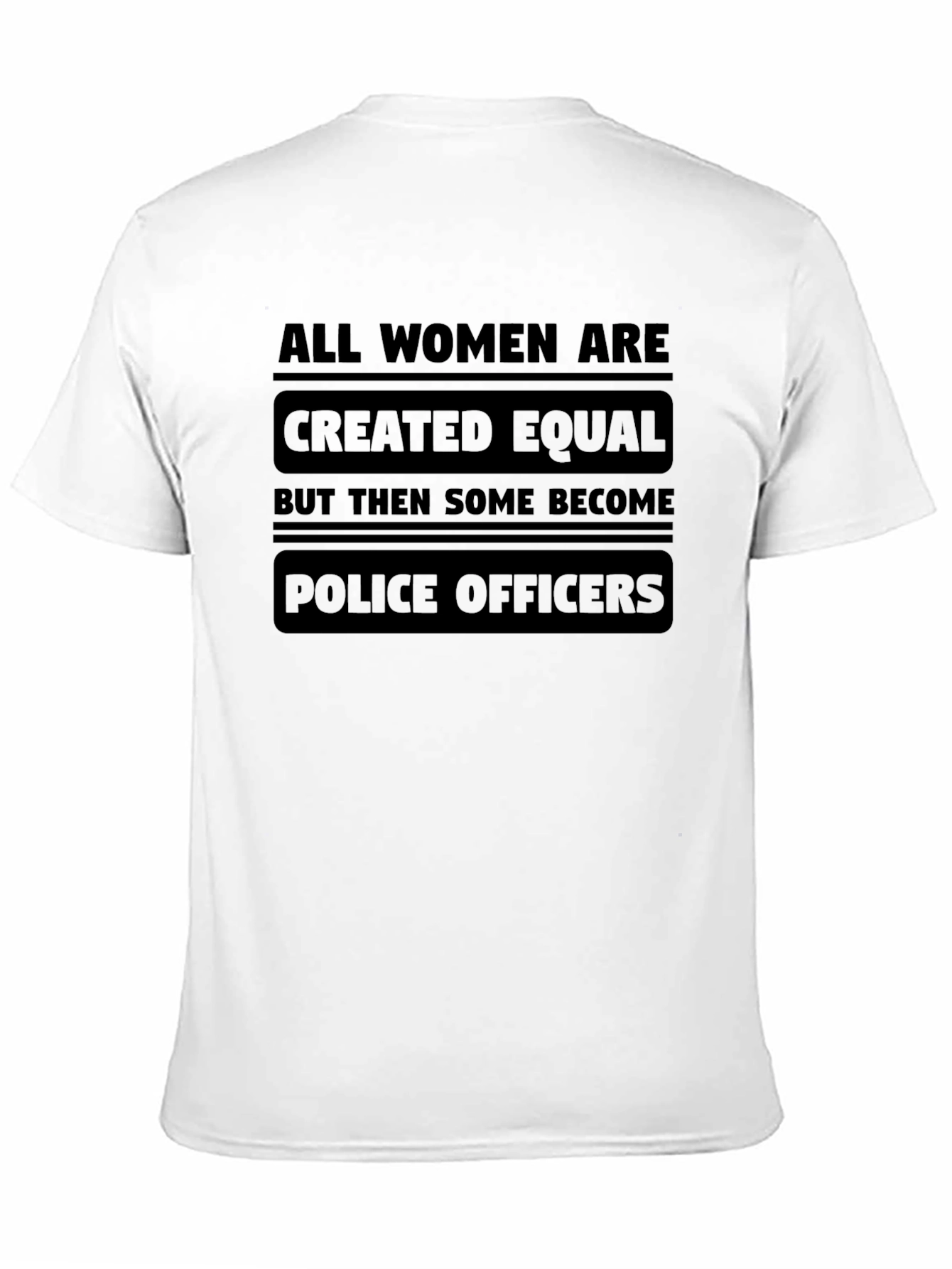 Women Police Officer Graphic Tee - 11
