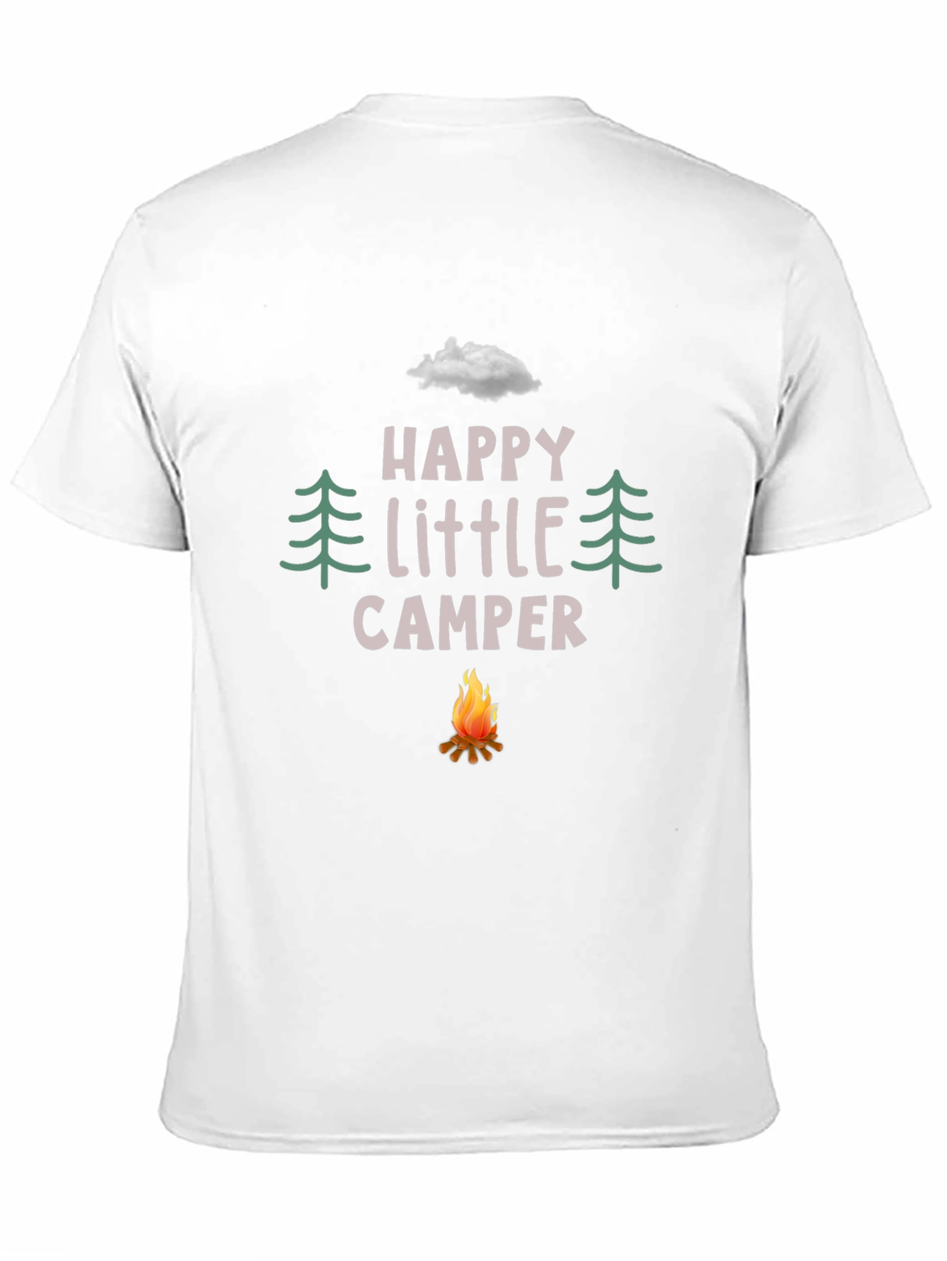 Black Happy Little Camper Graphic Tee view 11