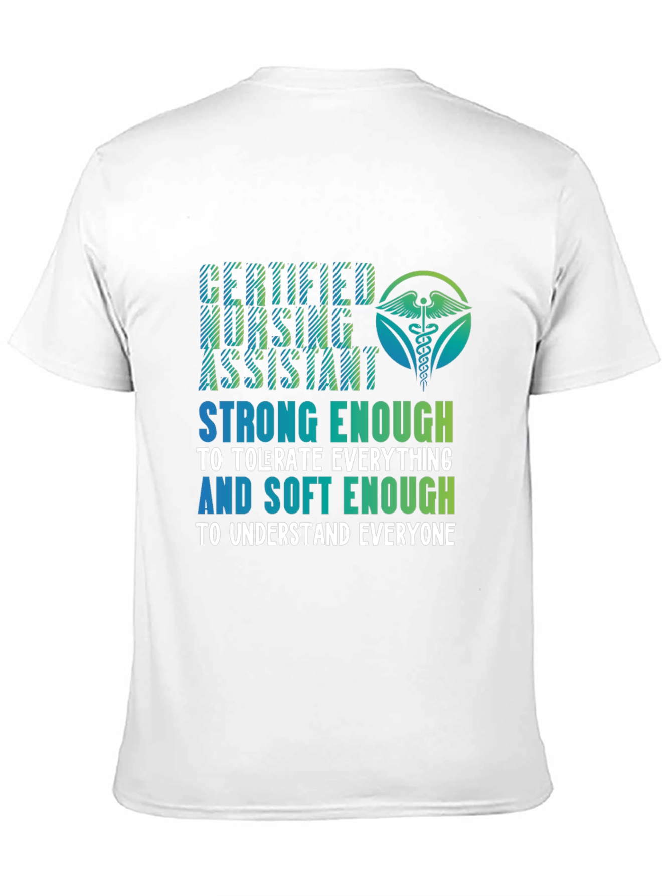 Black Certified Nursing Assistant T-Shirt view 11