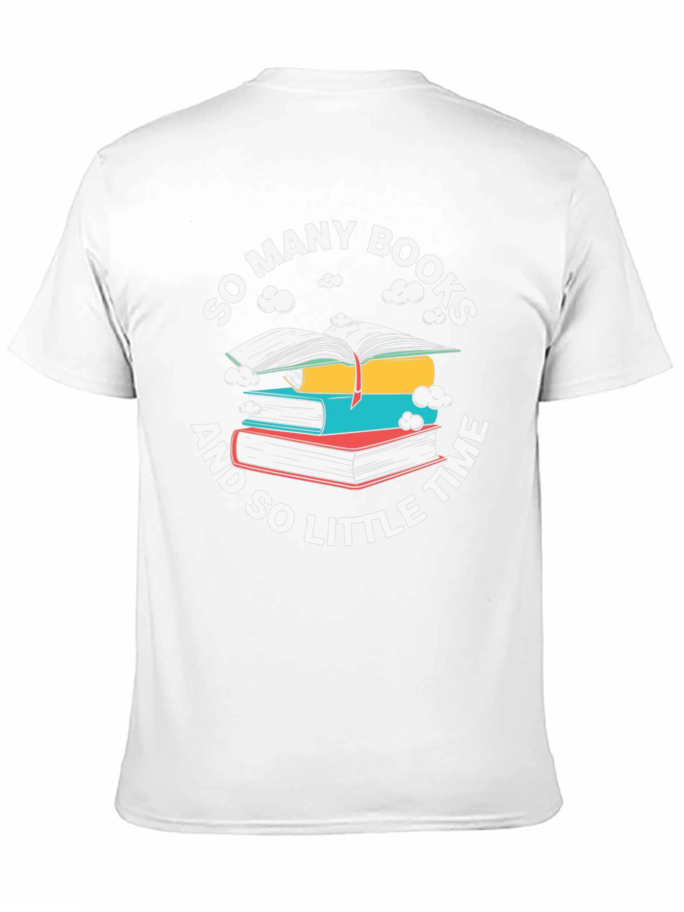 Black Book Lover T-Shirt - So Many Books, So Little Time! view 11