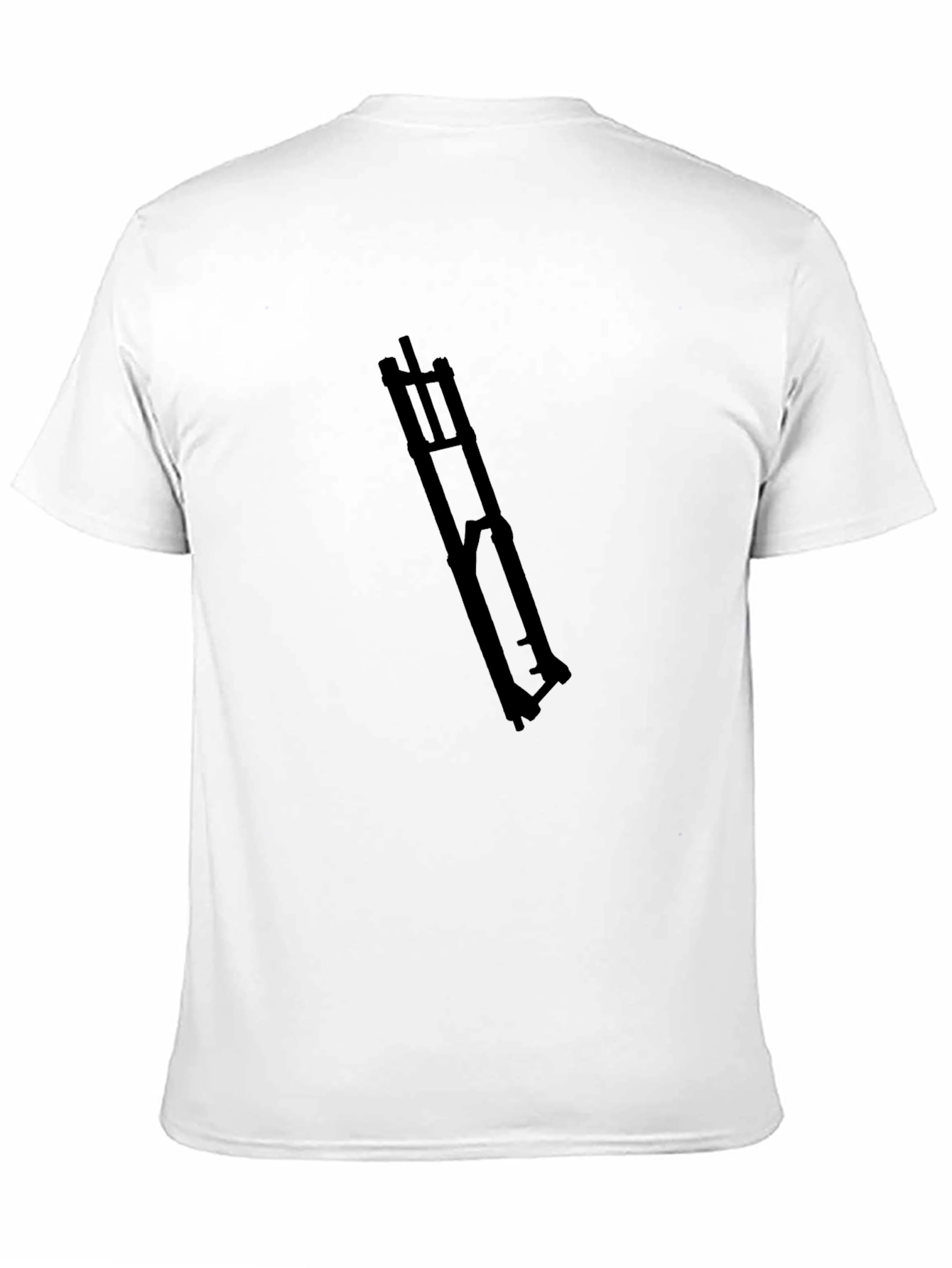 Black Black T-Shirt with Geometric Design view 11