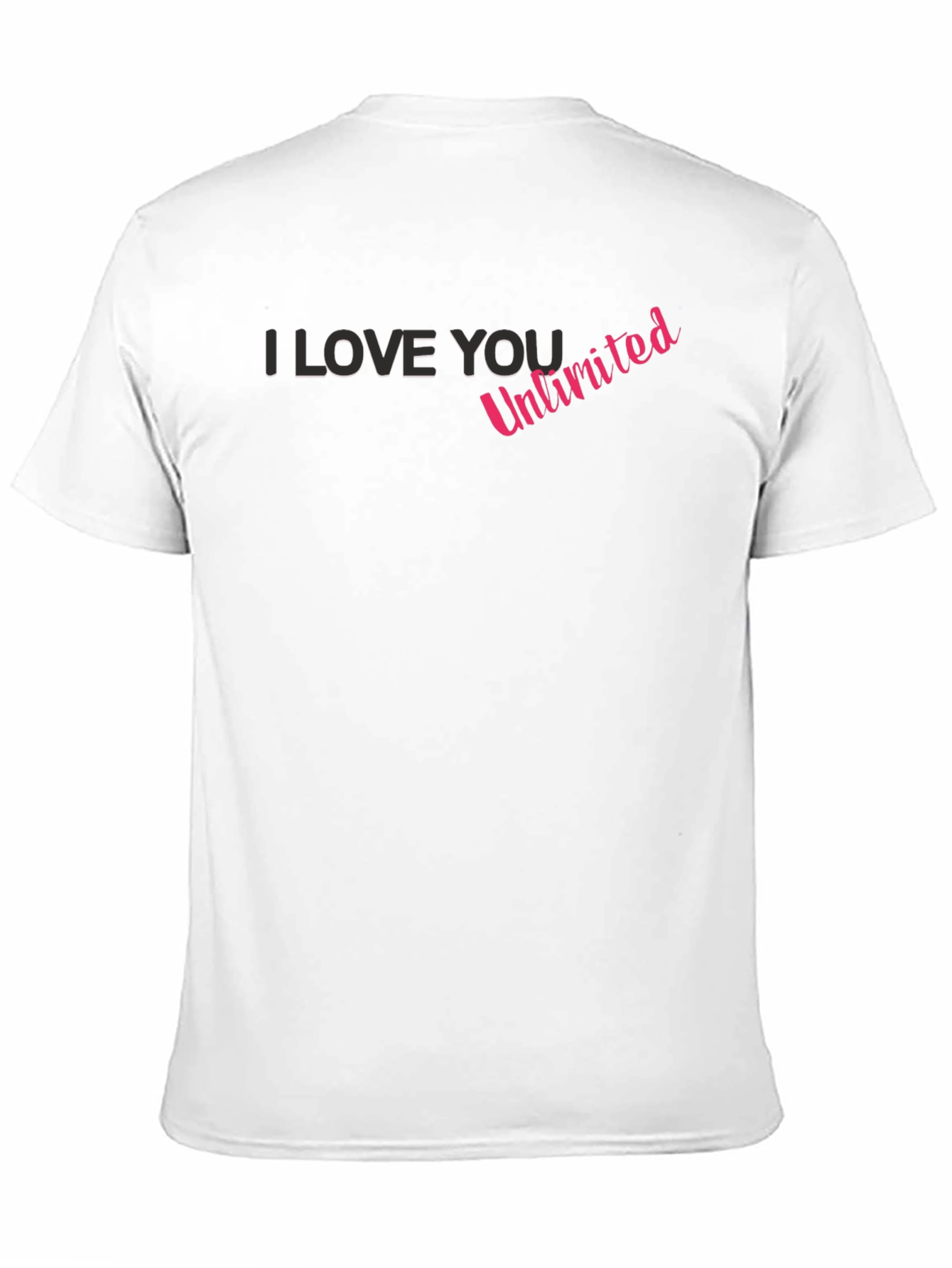 Black I Love You Unlimited Black Tee view 11