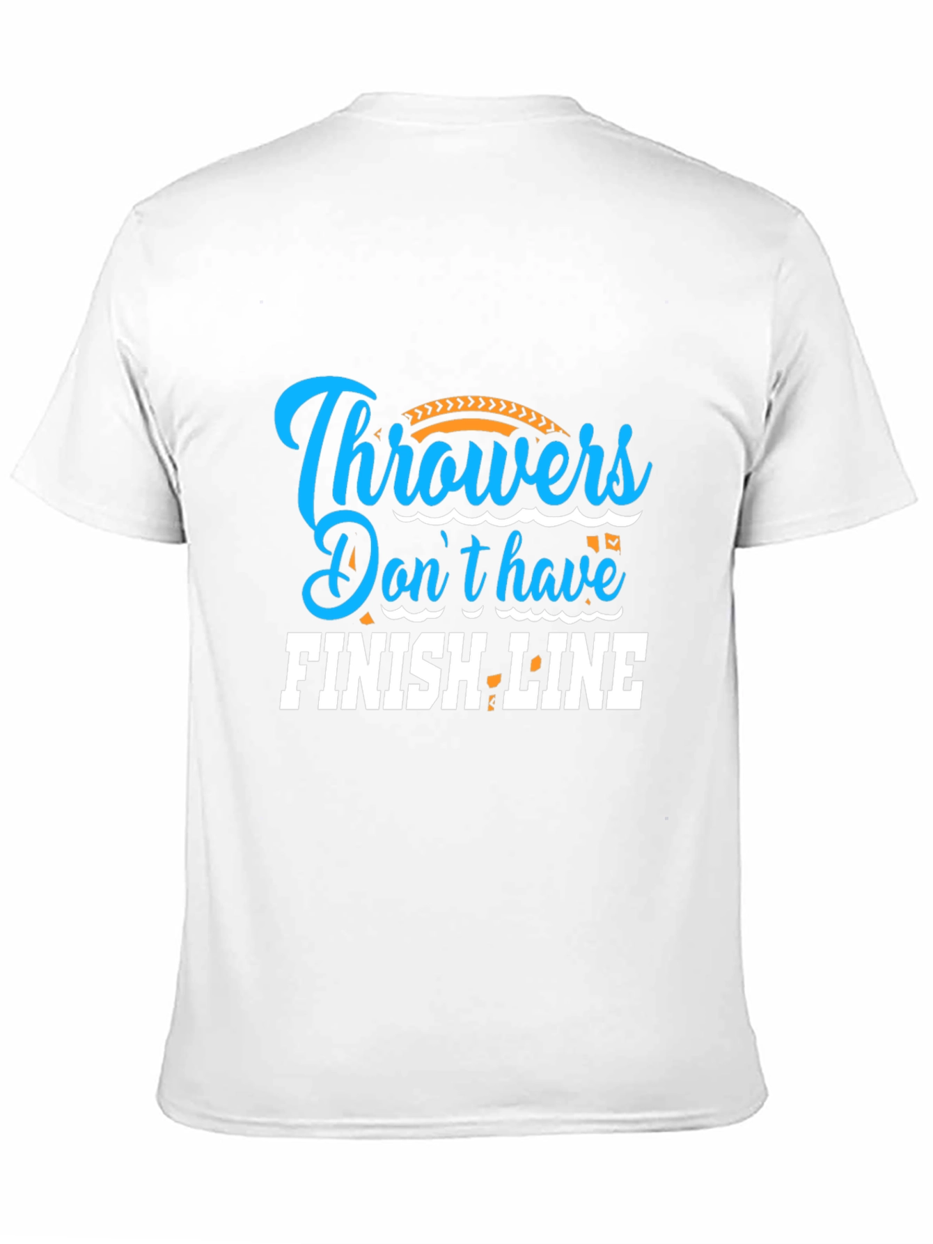 Black Throwers Don't Have Finish Line Black Graphic Tee view 11