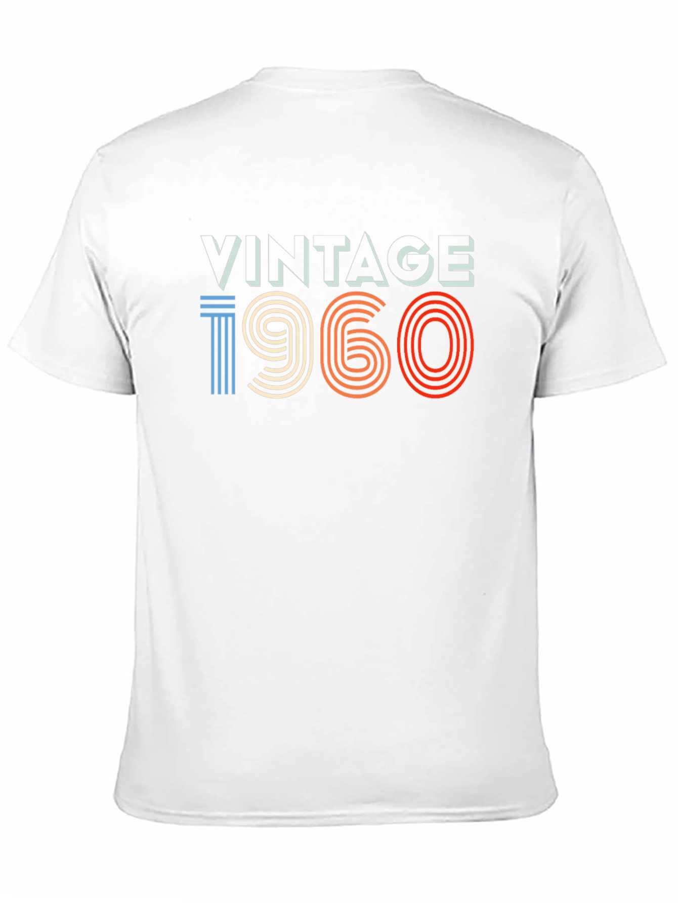Black Vintage 1960 Retro T-Shirt view 11
