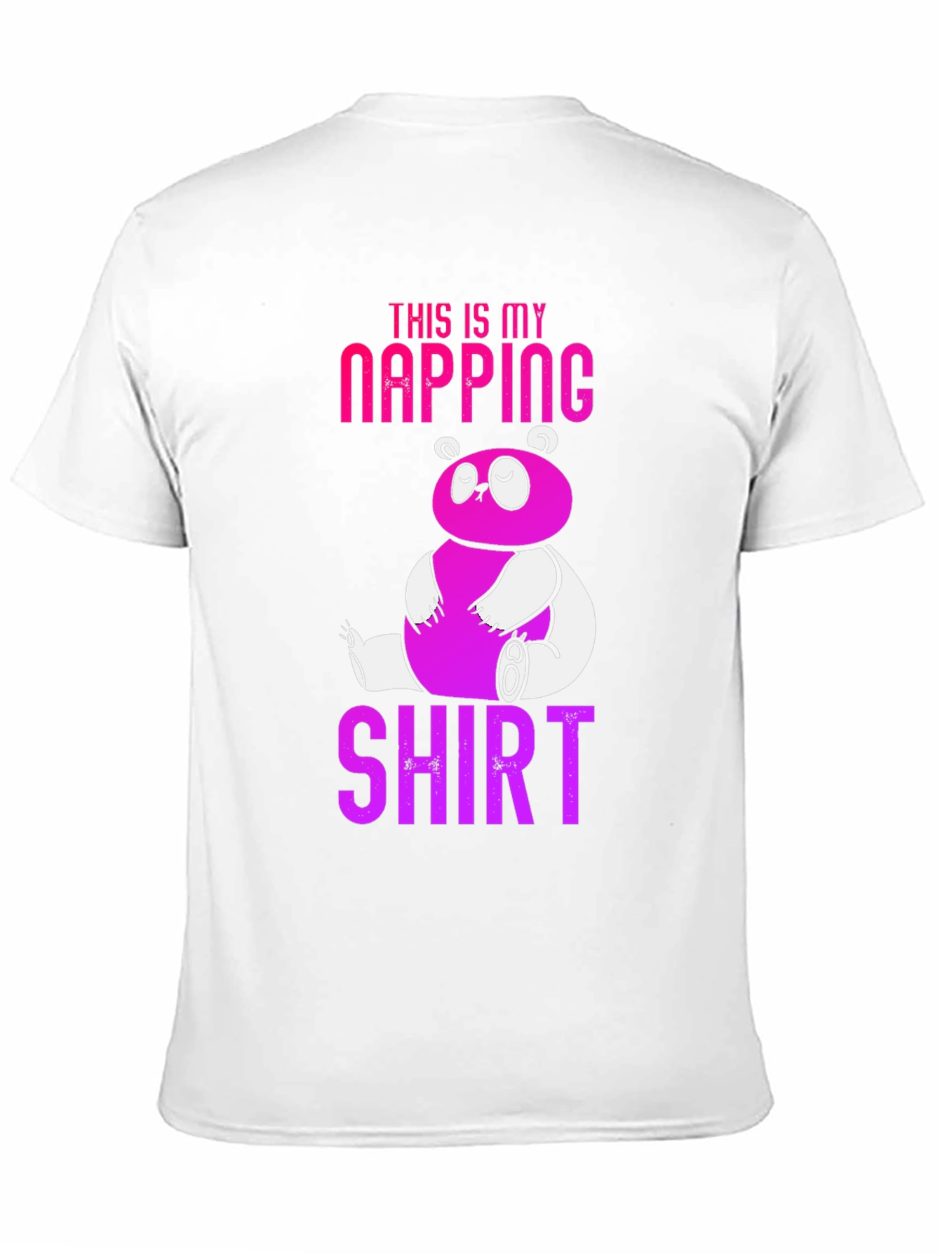 Black Napping Shirt - Funny Panda Graphic Tee view 11