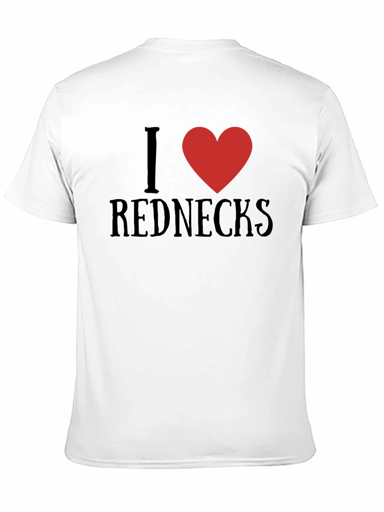 Black I Heart Rednecks Graphic Tee - Soft Cotton Blend view 11