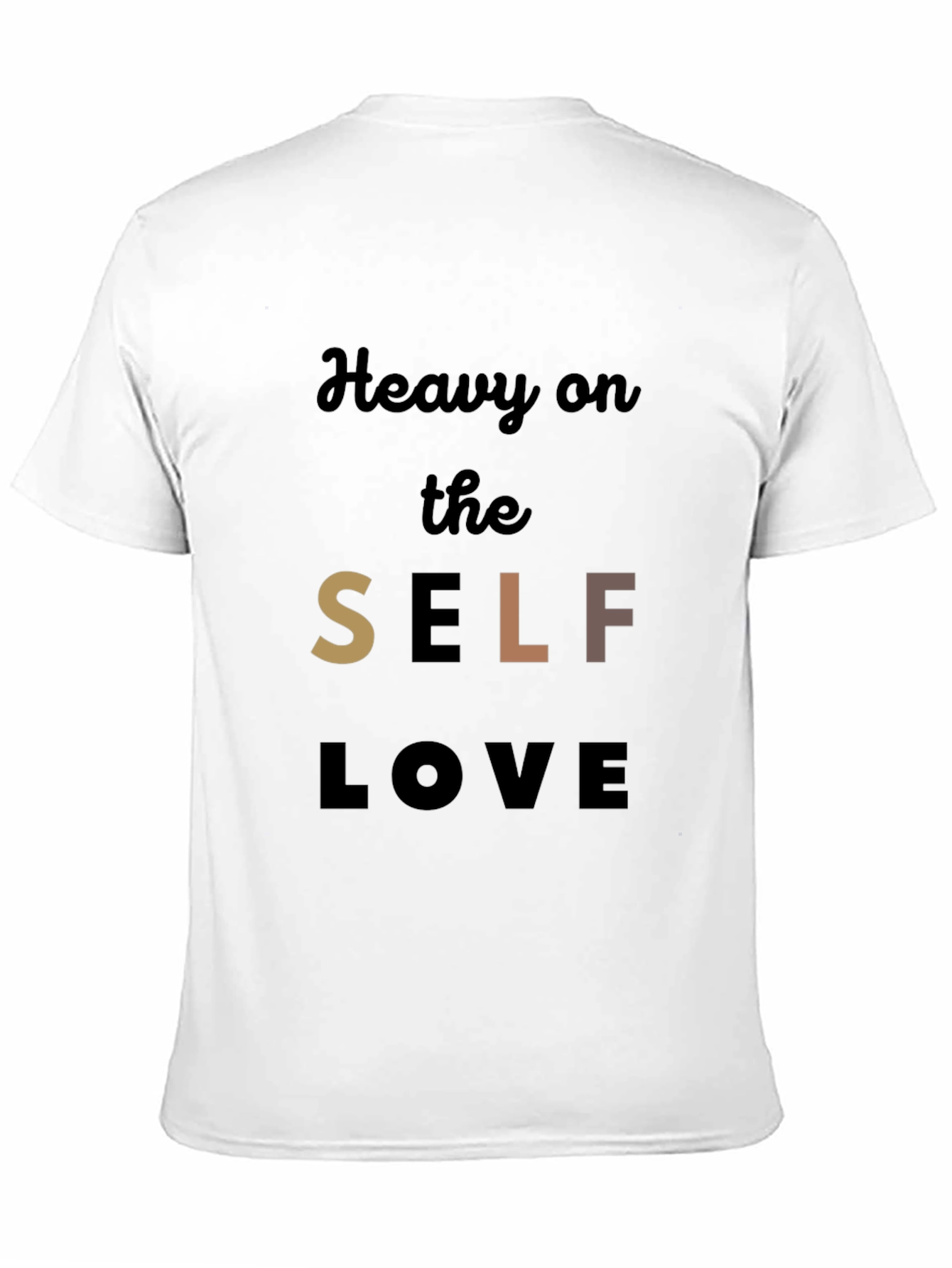 Black Heavy on the Self Love Graphic Tee view 11