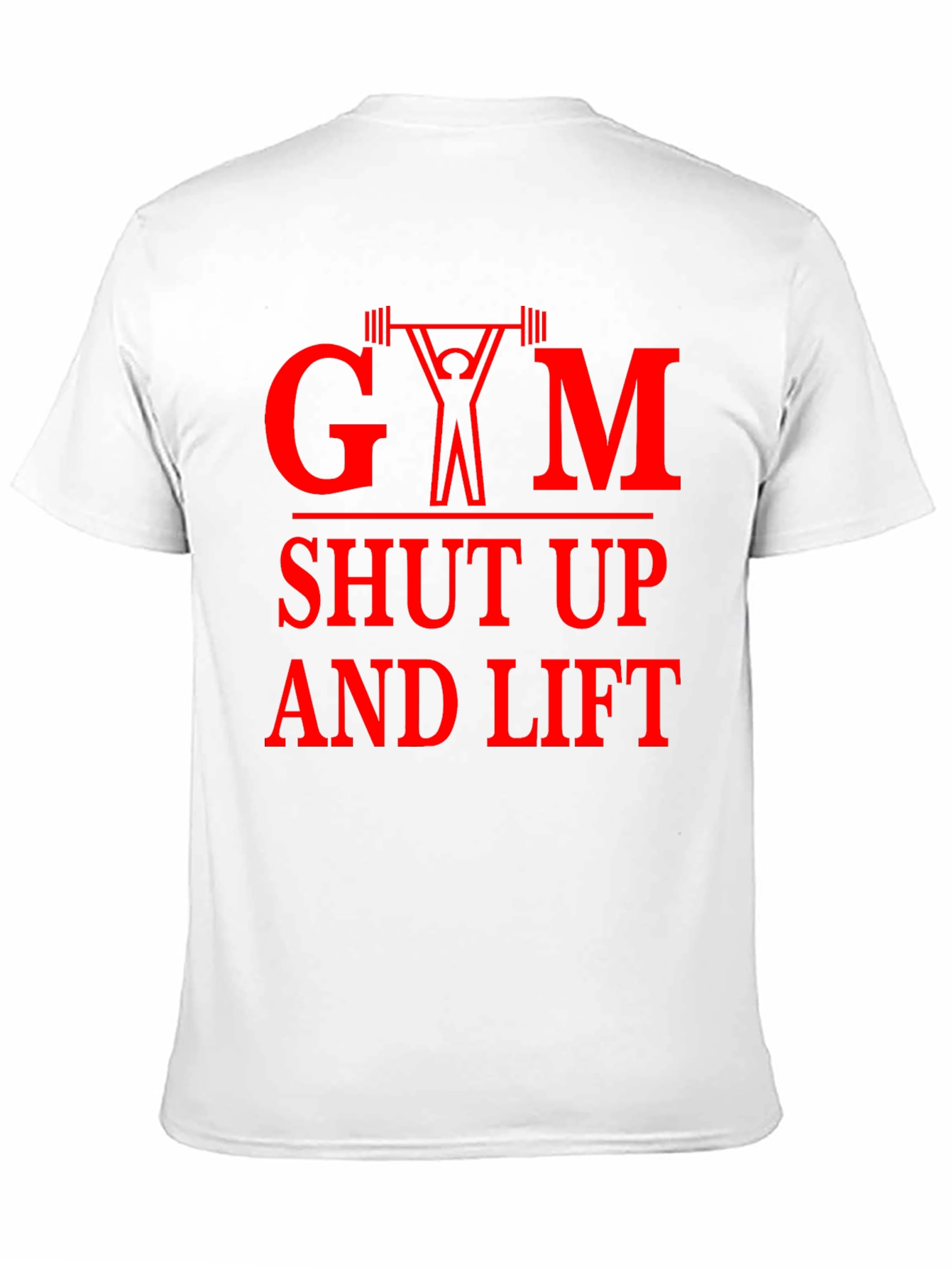 Black Gym Shut Up and Lift Graphic Tee view 11