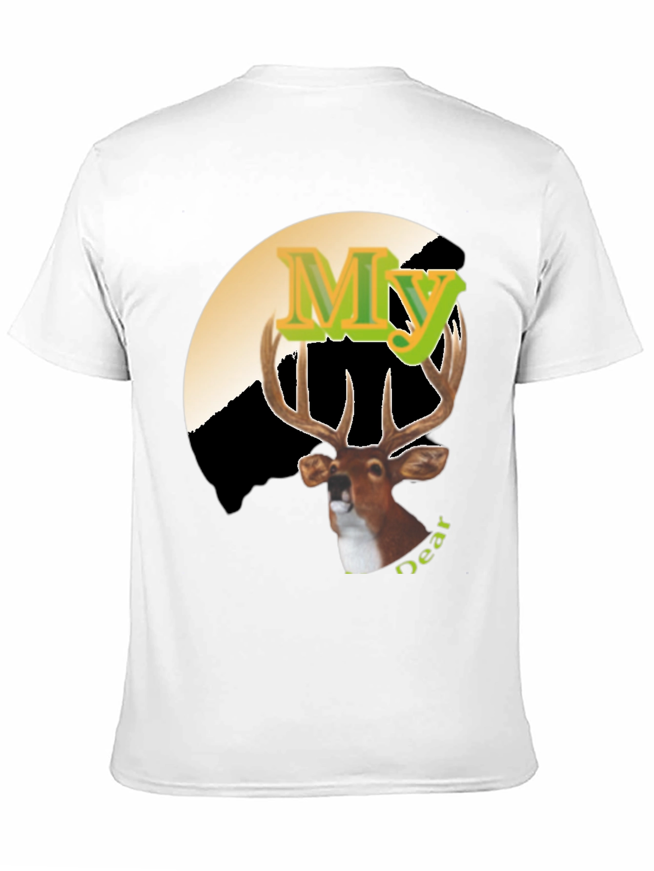 Black My Deer Graphic Tee - Novelty Hunting Shirt view 11