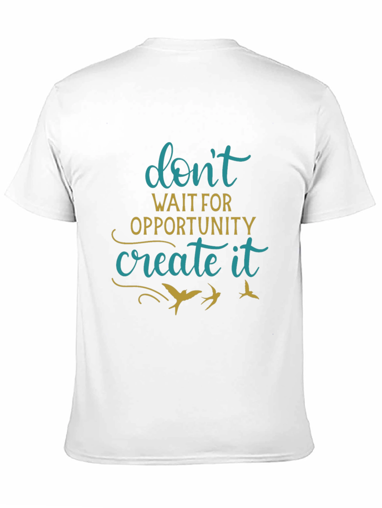 Black Inspiring Graphic Tee - Create Opportunity view 11