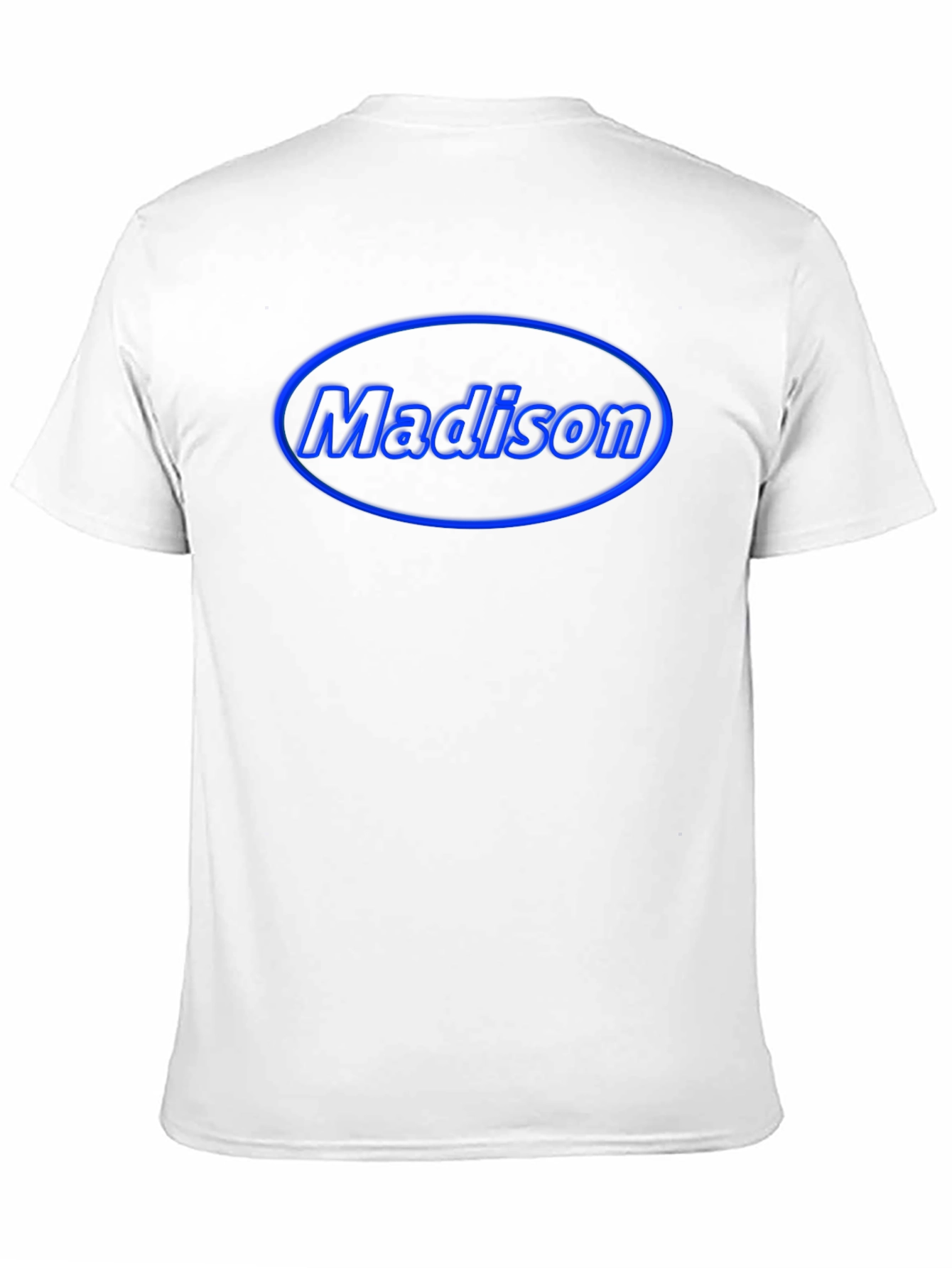 Black Madison Graphic T-Shirt - Oval Neon Design view 11