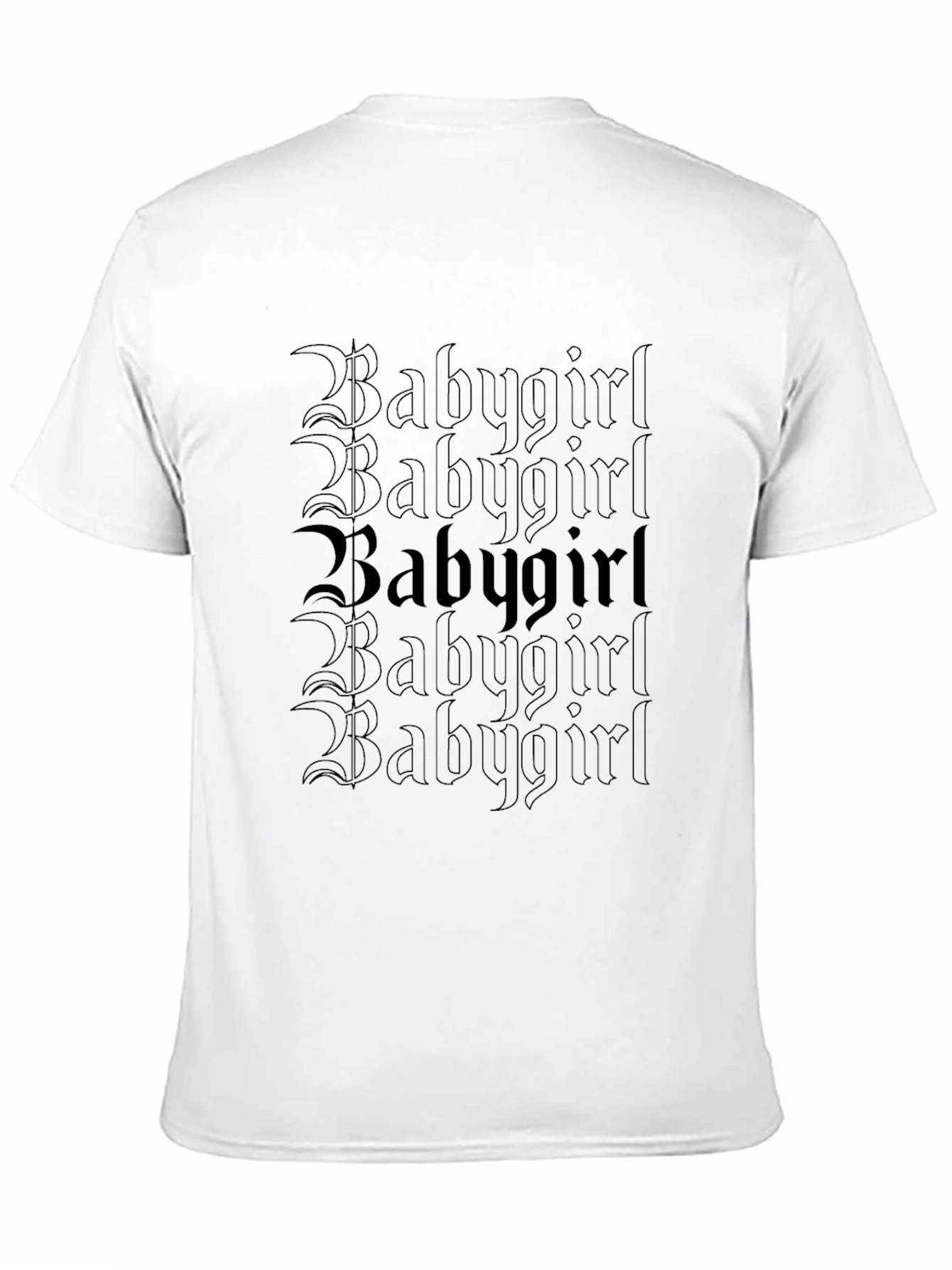 Babygirl Gothic Tee - Dark Aesthetic Print Shirt - 11