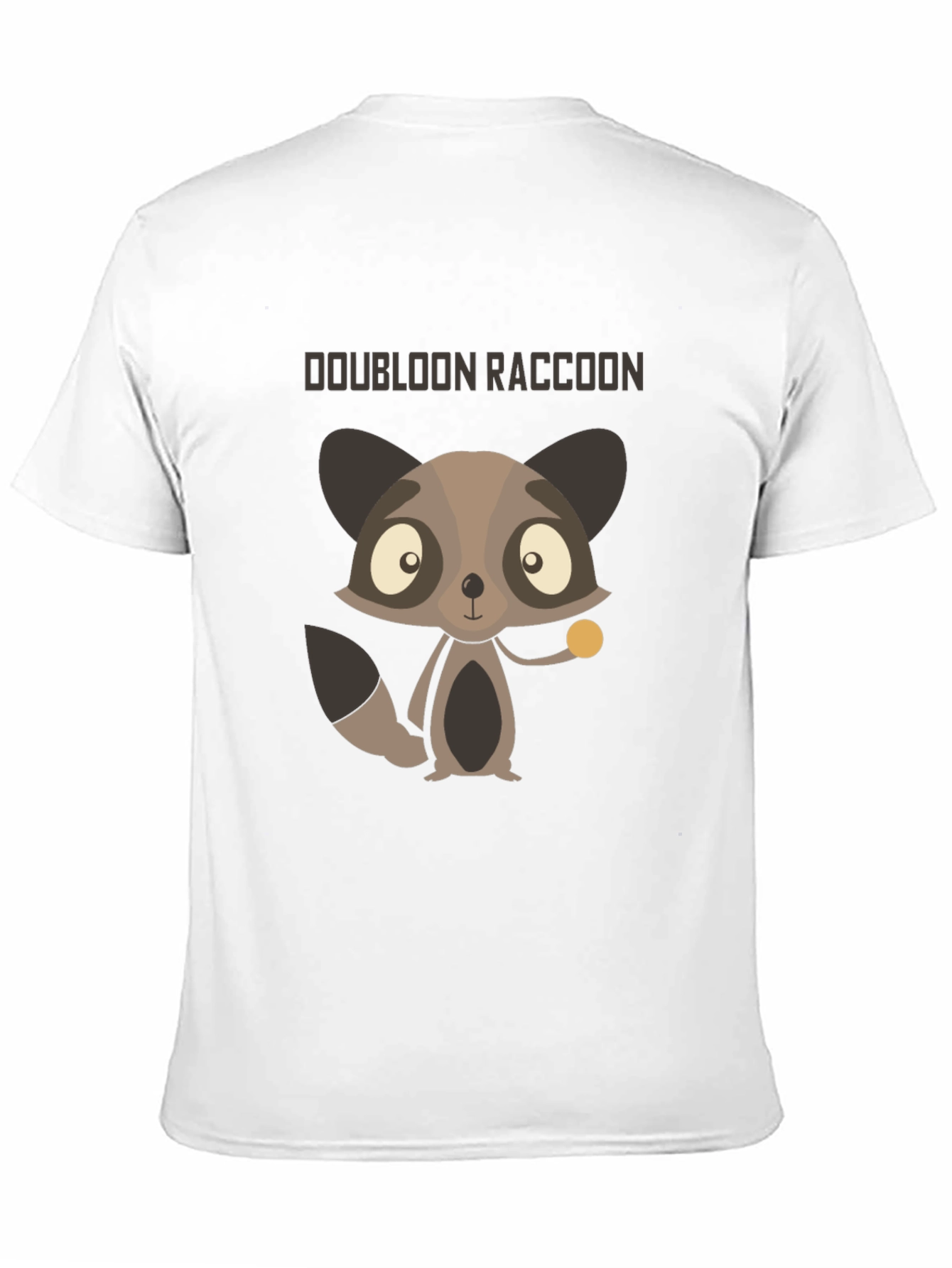 Black Doubloon Raccoon Graphic T-Shirt view 11