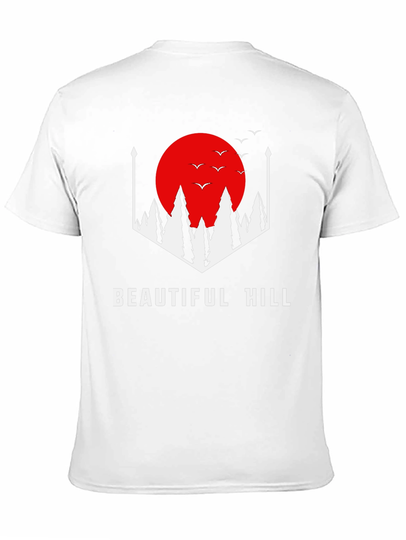Black Beautiful Hill Graphic Tee - Stylish Comfort view 11