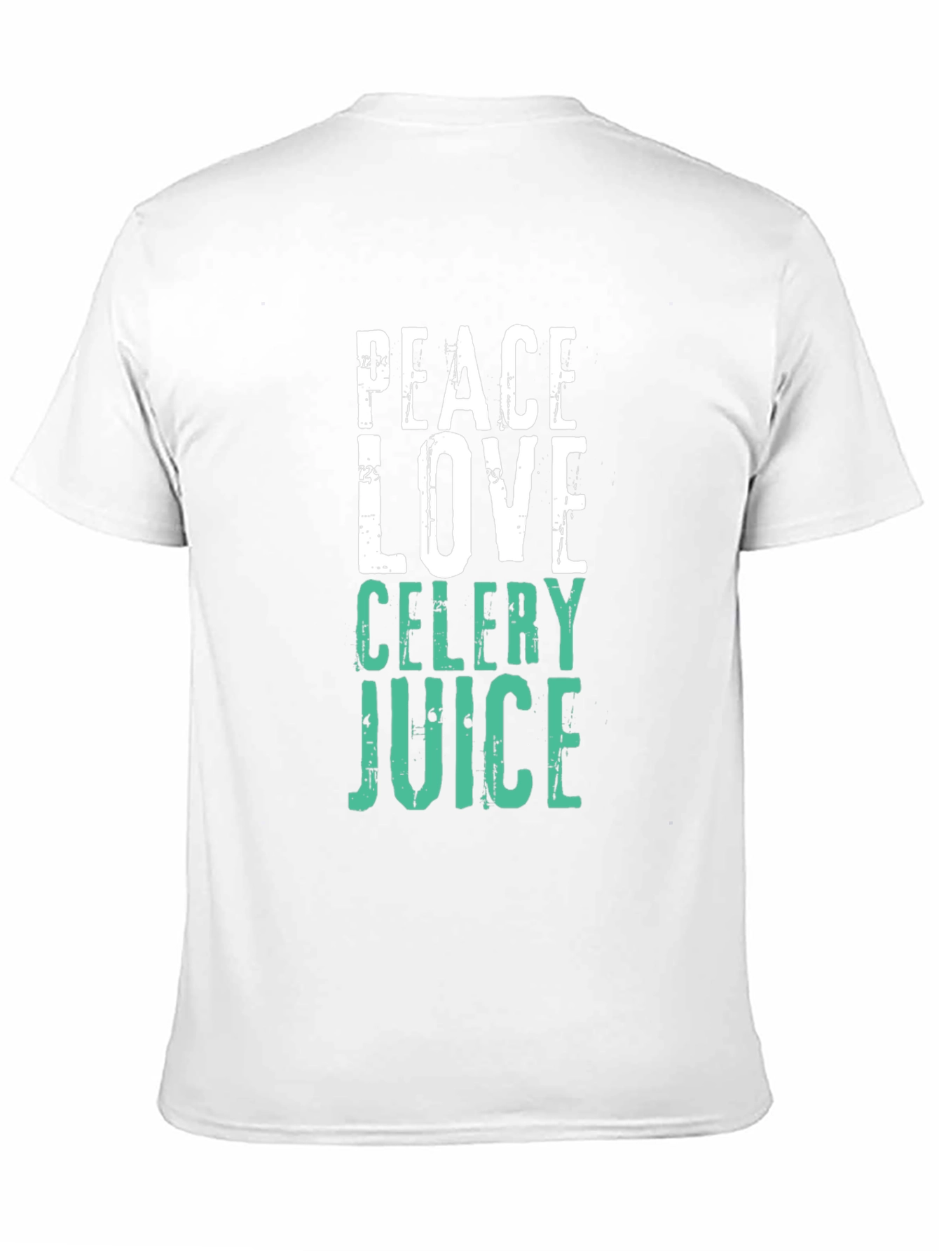 Black Peace Love Celery Juice T-Shirt view 11
