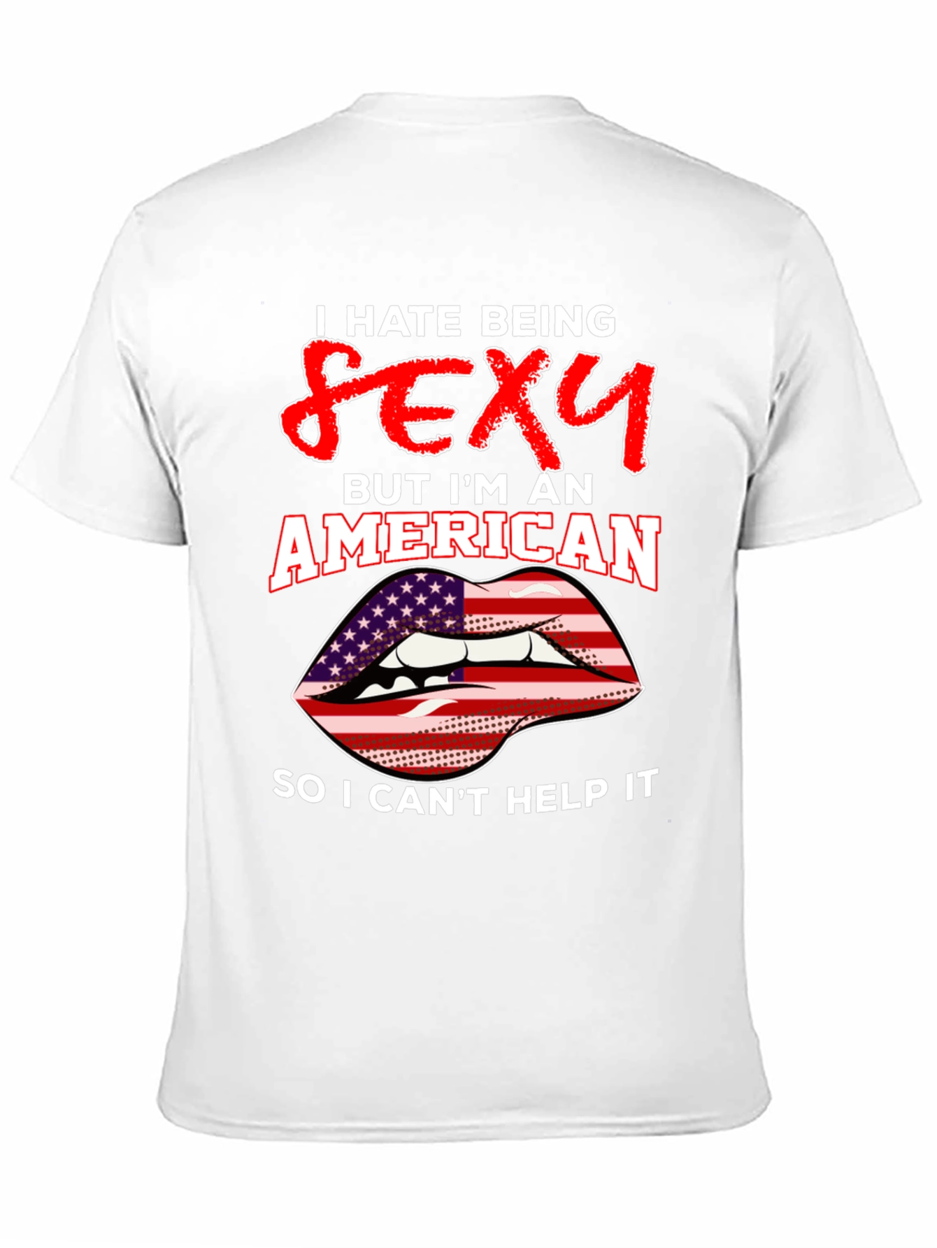 Black Sexy American Graphic Tee view 11