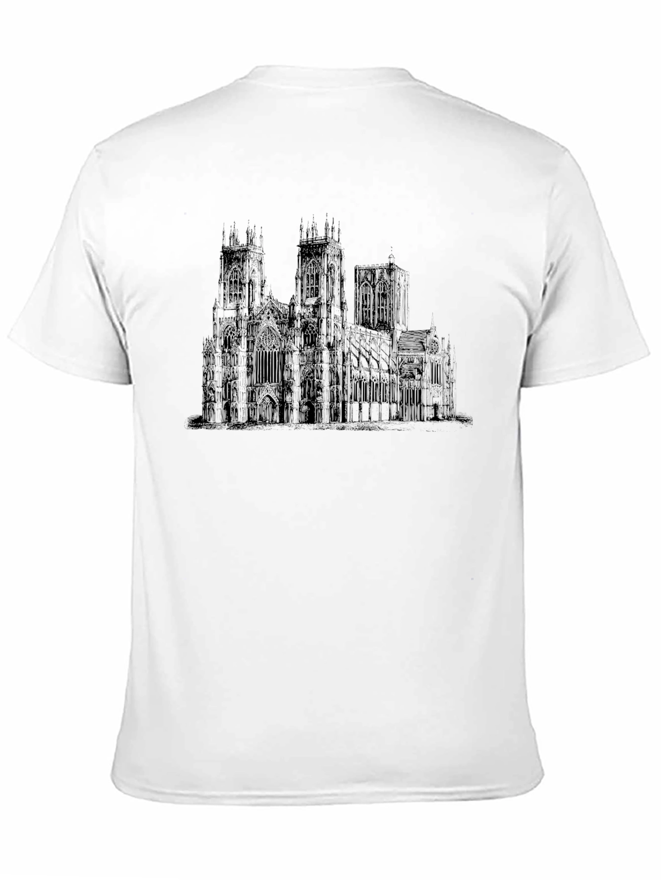 Black Cathedral Graphic Print Tee - Men's Black T-Shirt view 11