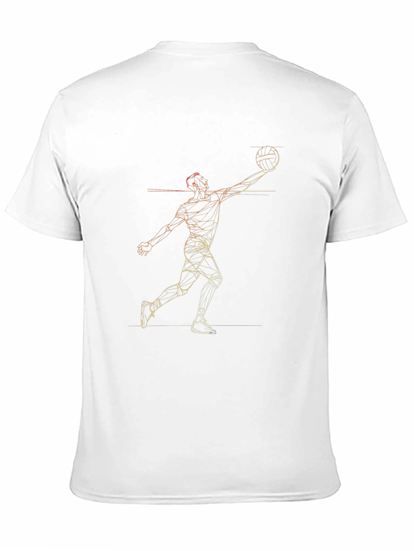 Black Geometric Basketball Player Black T-Shirt view 11