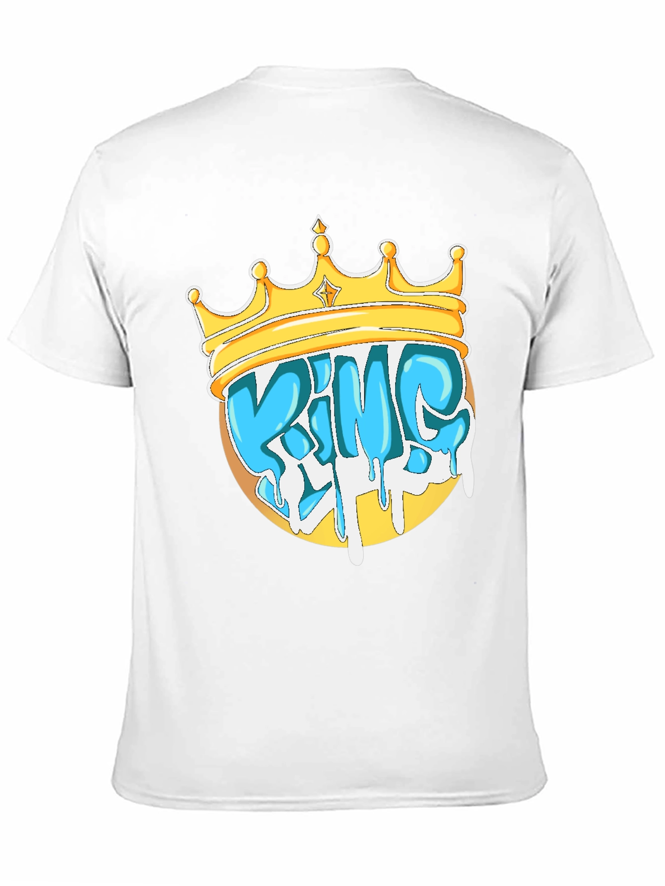 Black King Crown Graphic Tee - Stylish Men's Black T-Shirt view 11