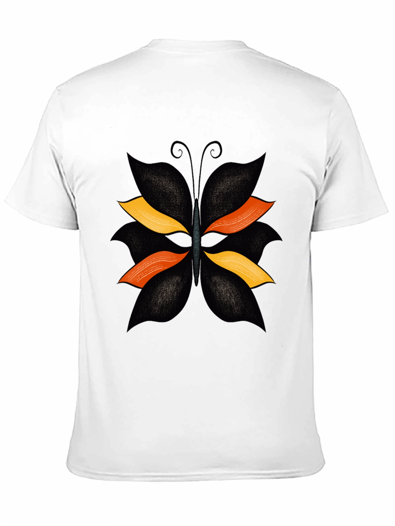Black Butterfly Graphic T-Shirt - Stylish Casual Tee view 11