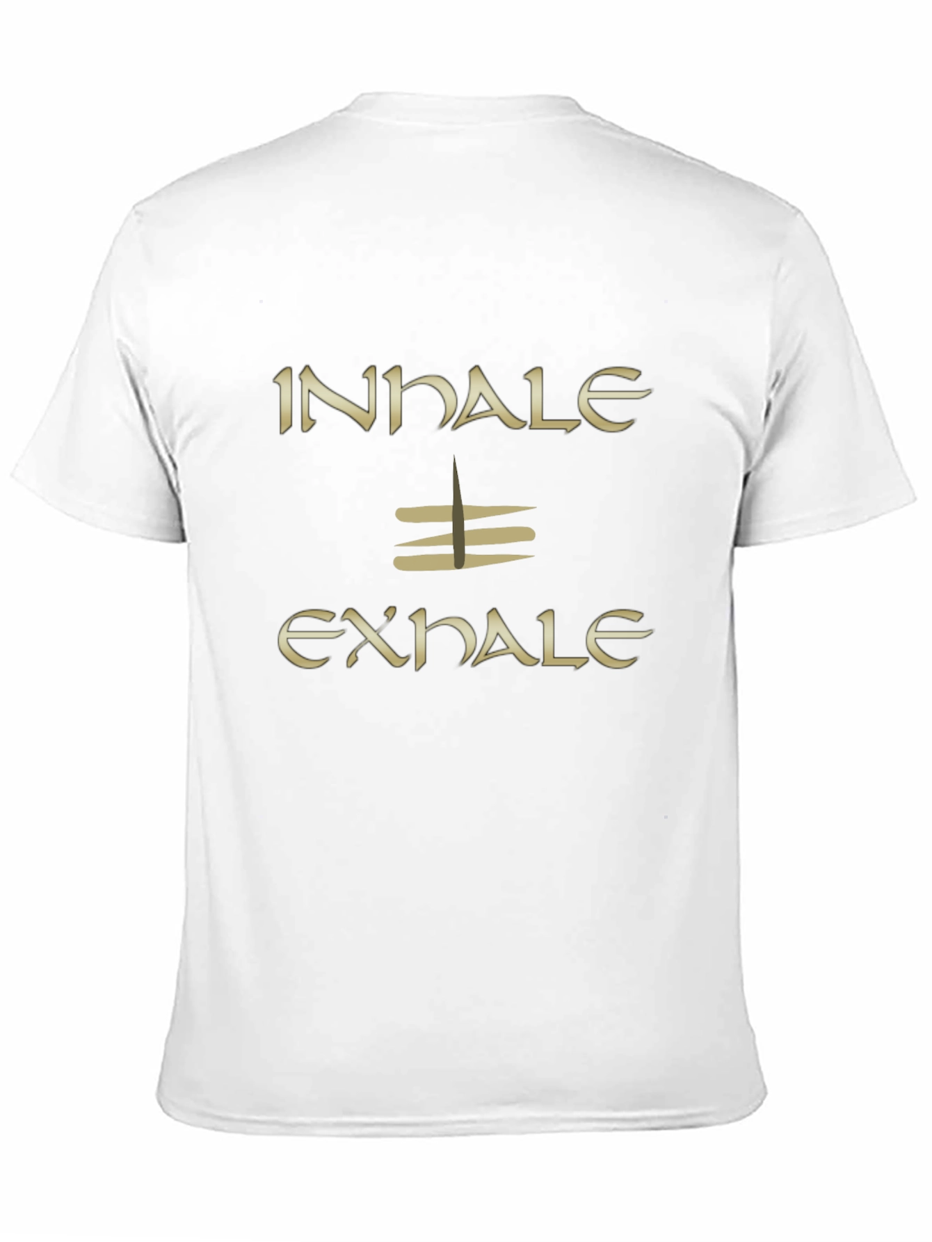Black Inhale Exhale Graphic Tee - Relaxed Fit view 11