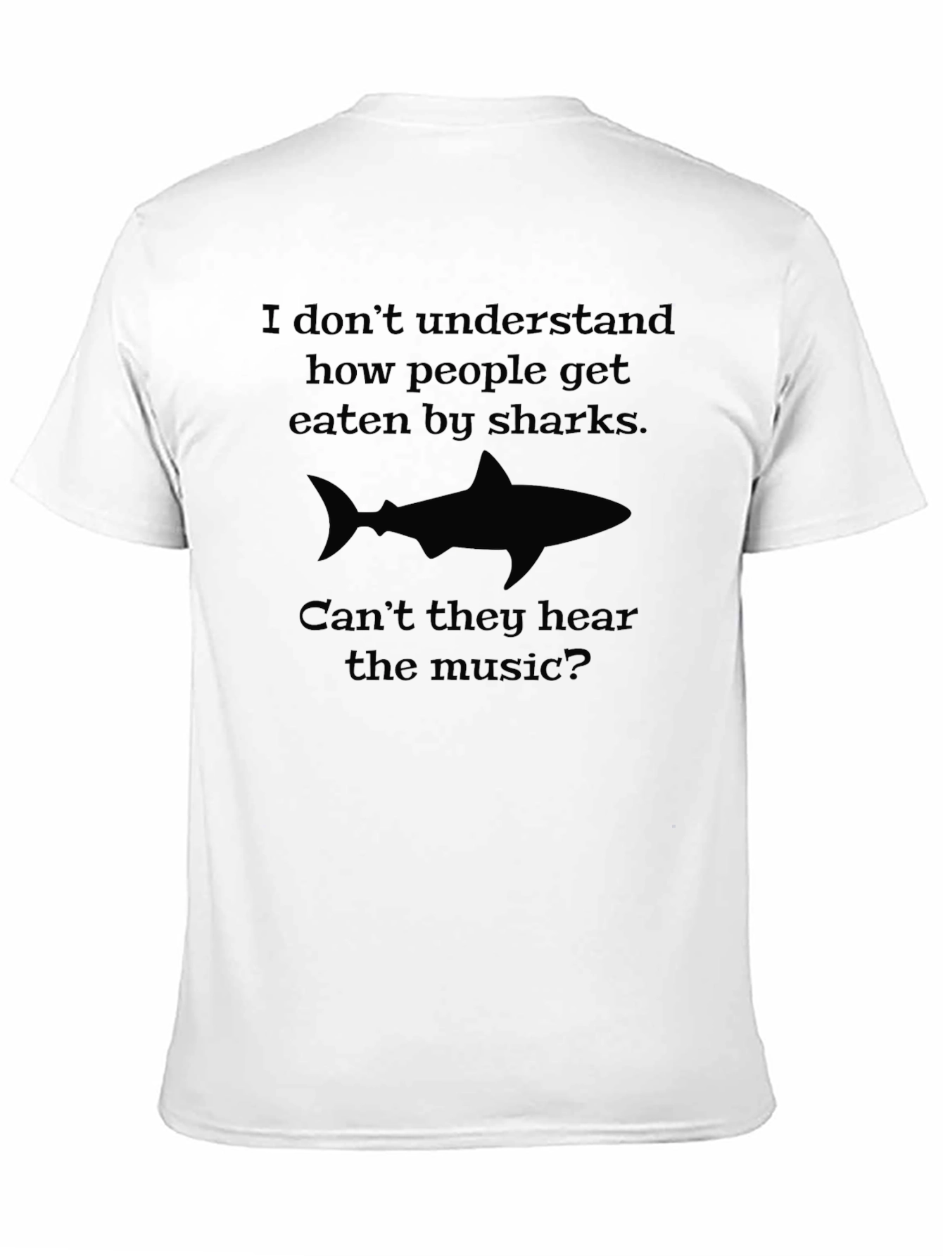 Black Shark Music T-Shirt - Funny Graphic Tee view 11