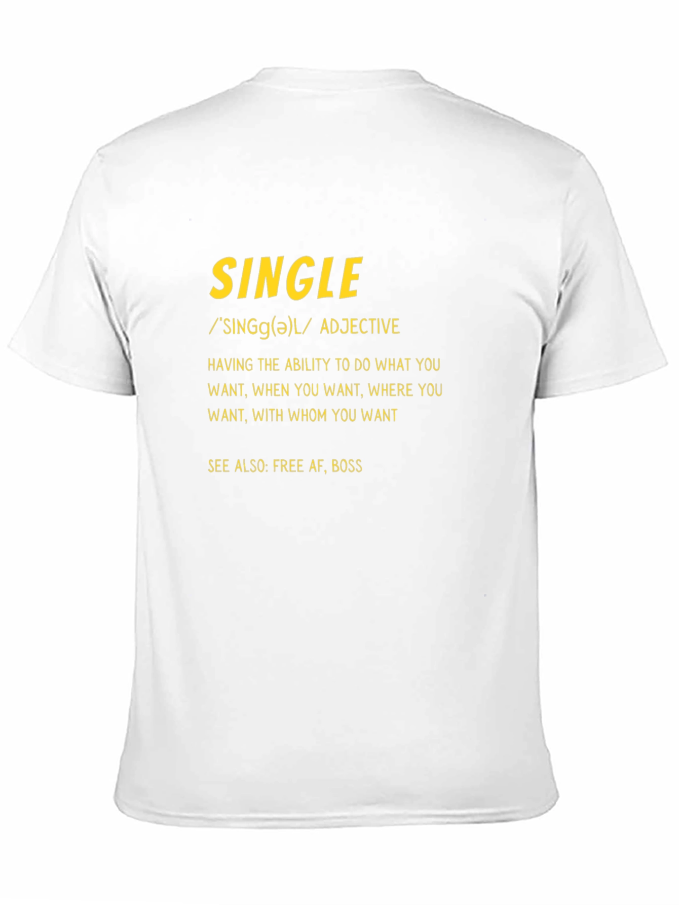 Black Single Definition Graphic T-Shirt view 11