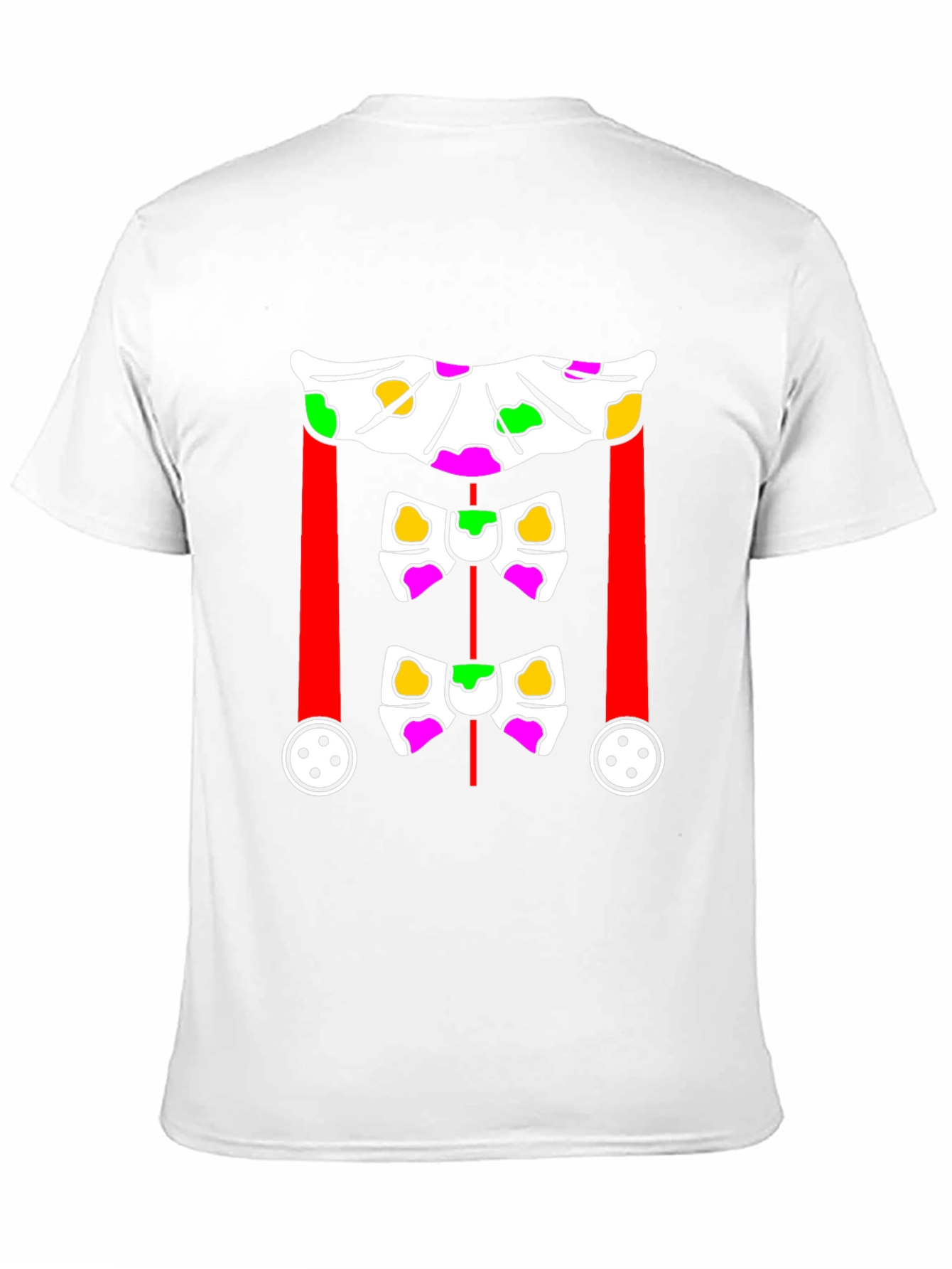 Black Clown Costume Shirt - Fun Halloween Tee view 11