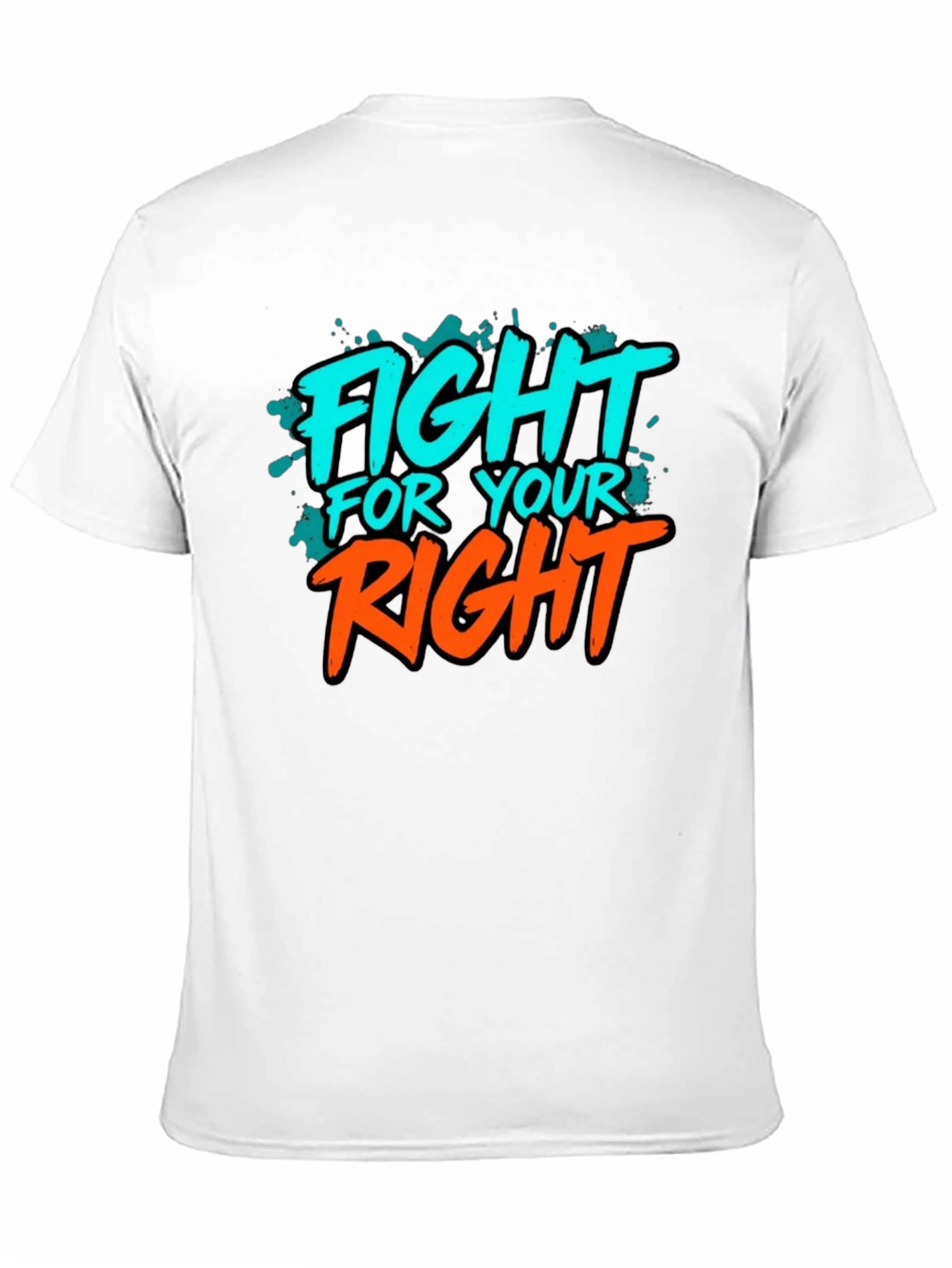 Black Fight For Your Right Graphic Tee view 11