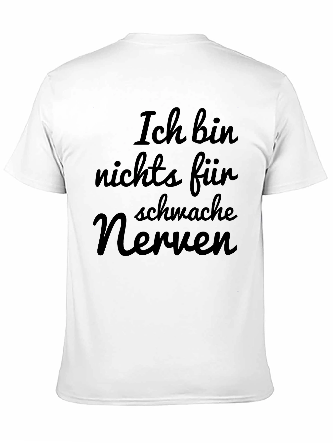 Black Ich bin Nichts fur Schwache Nerven T-Shirt view 11