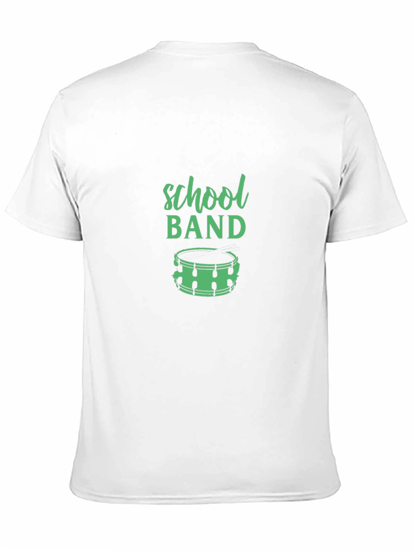 Black School Band Drummer Graphic Tee - Black view 11