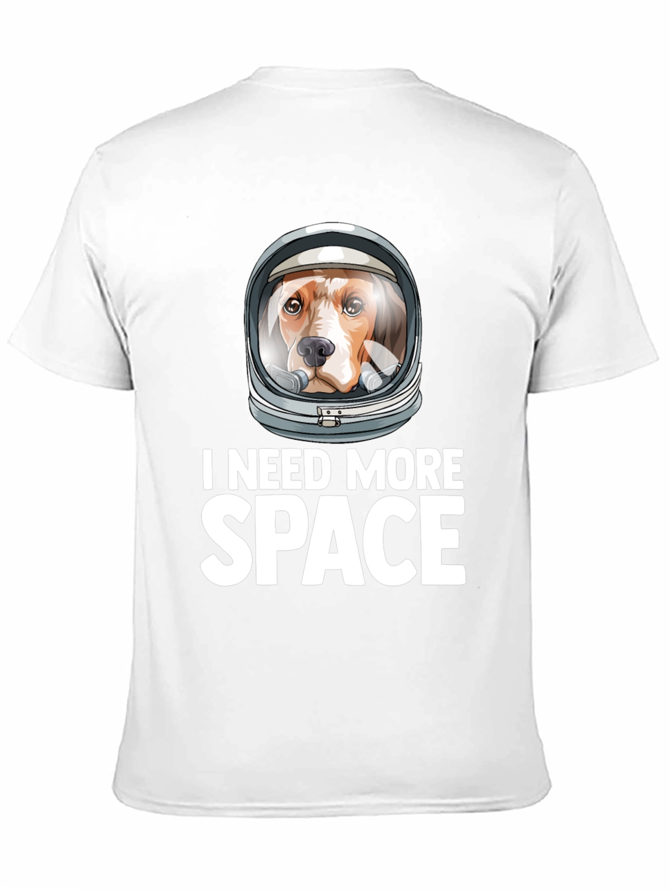 Black Dog Astronaut T-Shirt - I Need More Space view 11