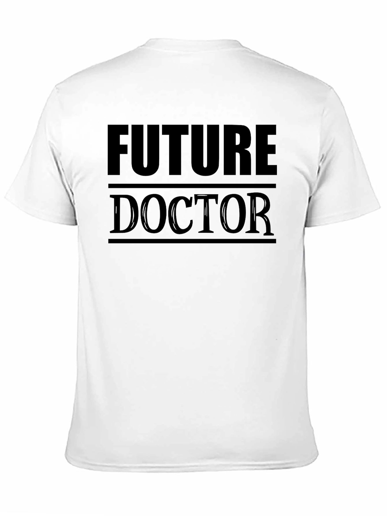 Black Future Doctor Graphic Tee - Black Cotton T-Shirt view 11