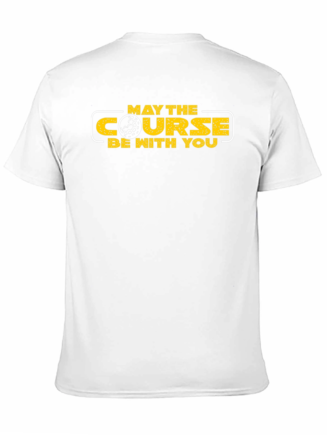 Black May The Course Be With You Golf T-Shirt view 11