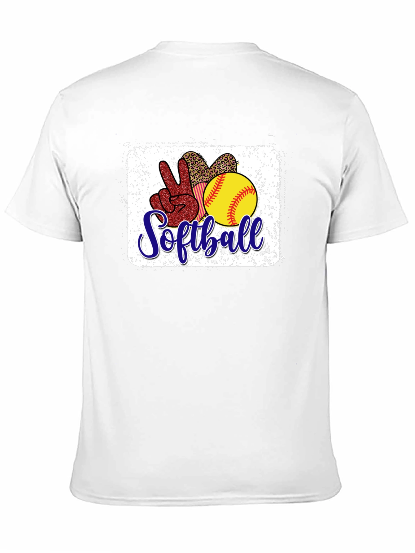 Black Softball Graphic T-Shirt view 11