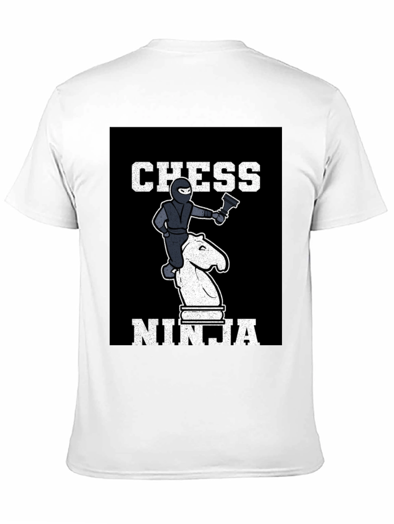 Black Chess Ninja T-Shirt view 11