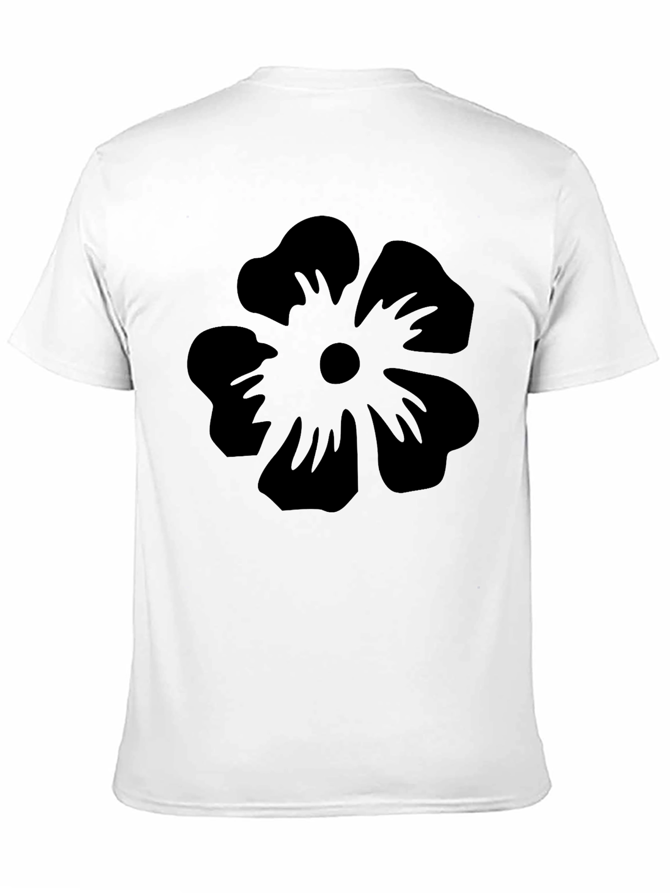 Black Black Floral Graphic Tee - Casual Style view 11