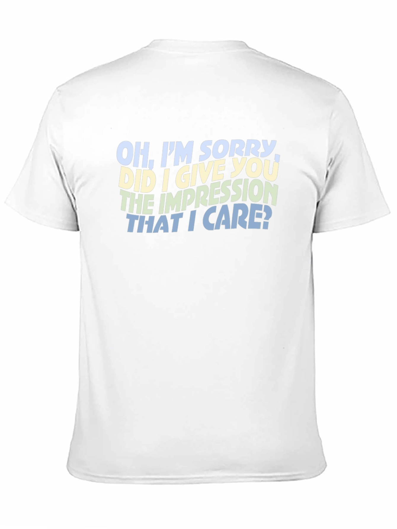 Black Sarcastic Statement T-Shirt - Oh I'm Sorry view 11