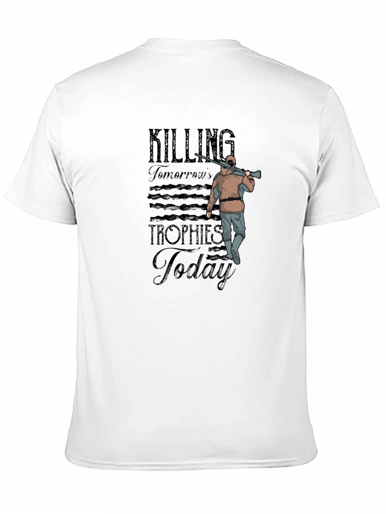 Black Hunting T-Shirt: Killing Tomorrow's Trophies Today view 11