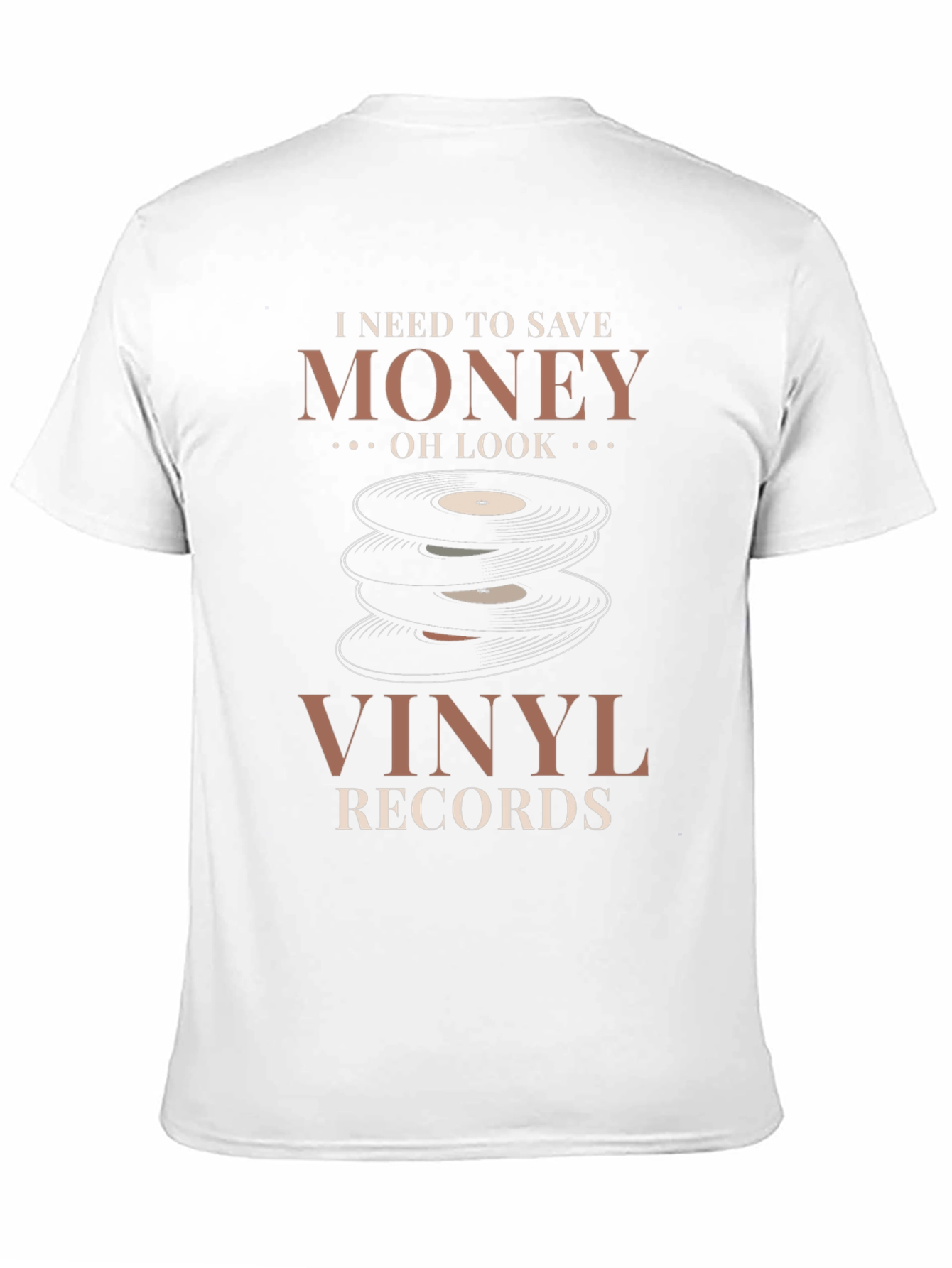 Black Vinyl Records T-Shirt: Save Money, Oh Look! view 11