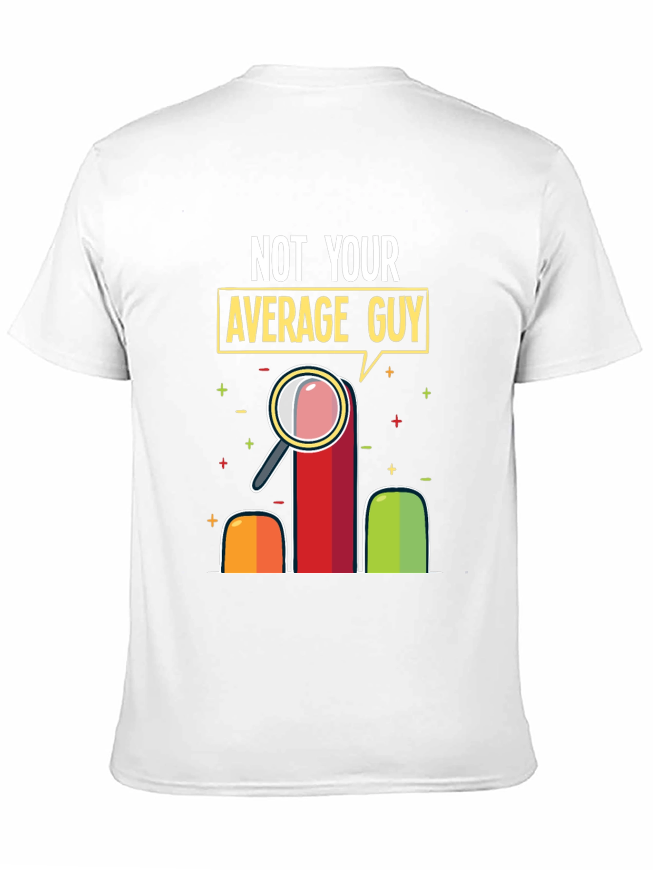 Black Not Your Average Guy Graphic T-Shirt view 11