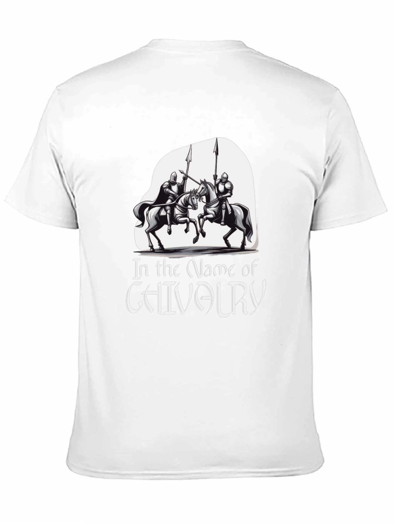 Black Chivalry Knights T-Shirt - Black view 11