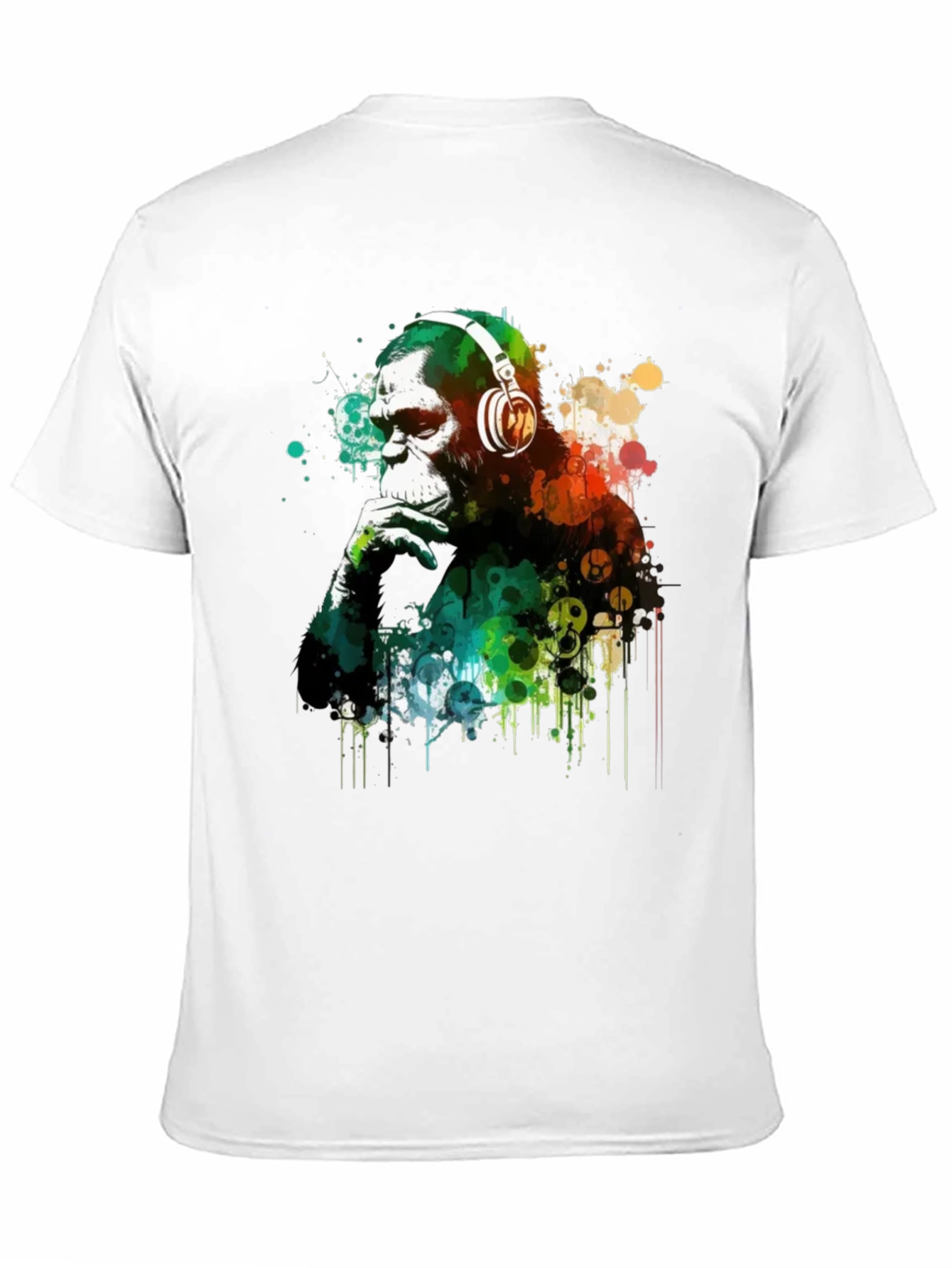 Black Monkey DJ Graphic T-Shirt view 11