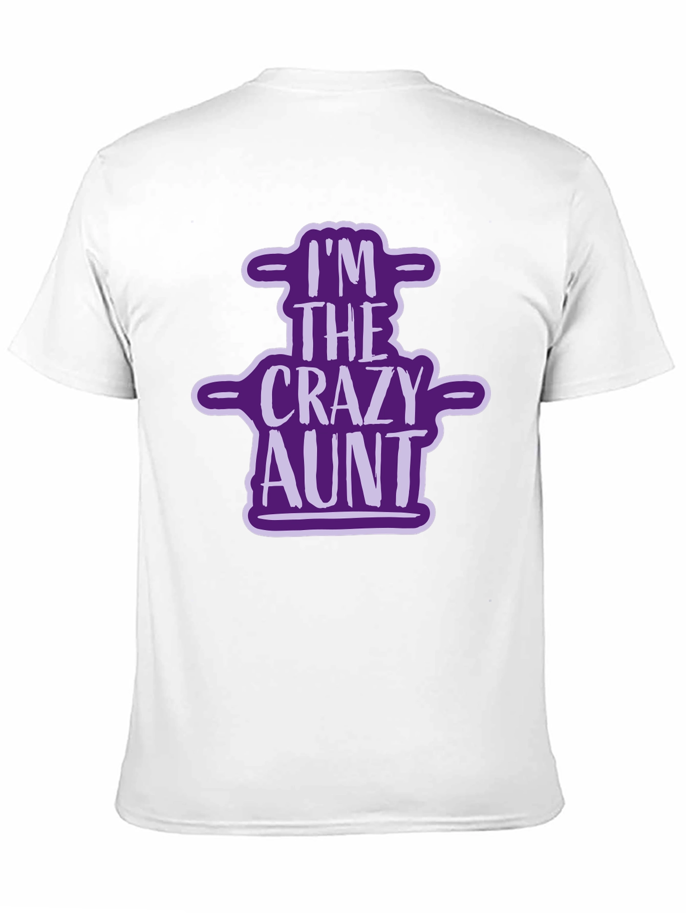 Black Crazy Aunt Graphic Tee - Novelty T-Shirt view 11
