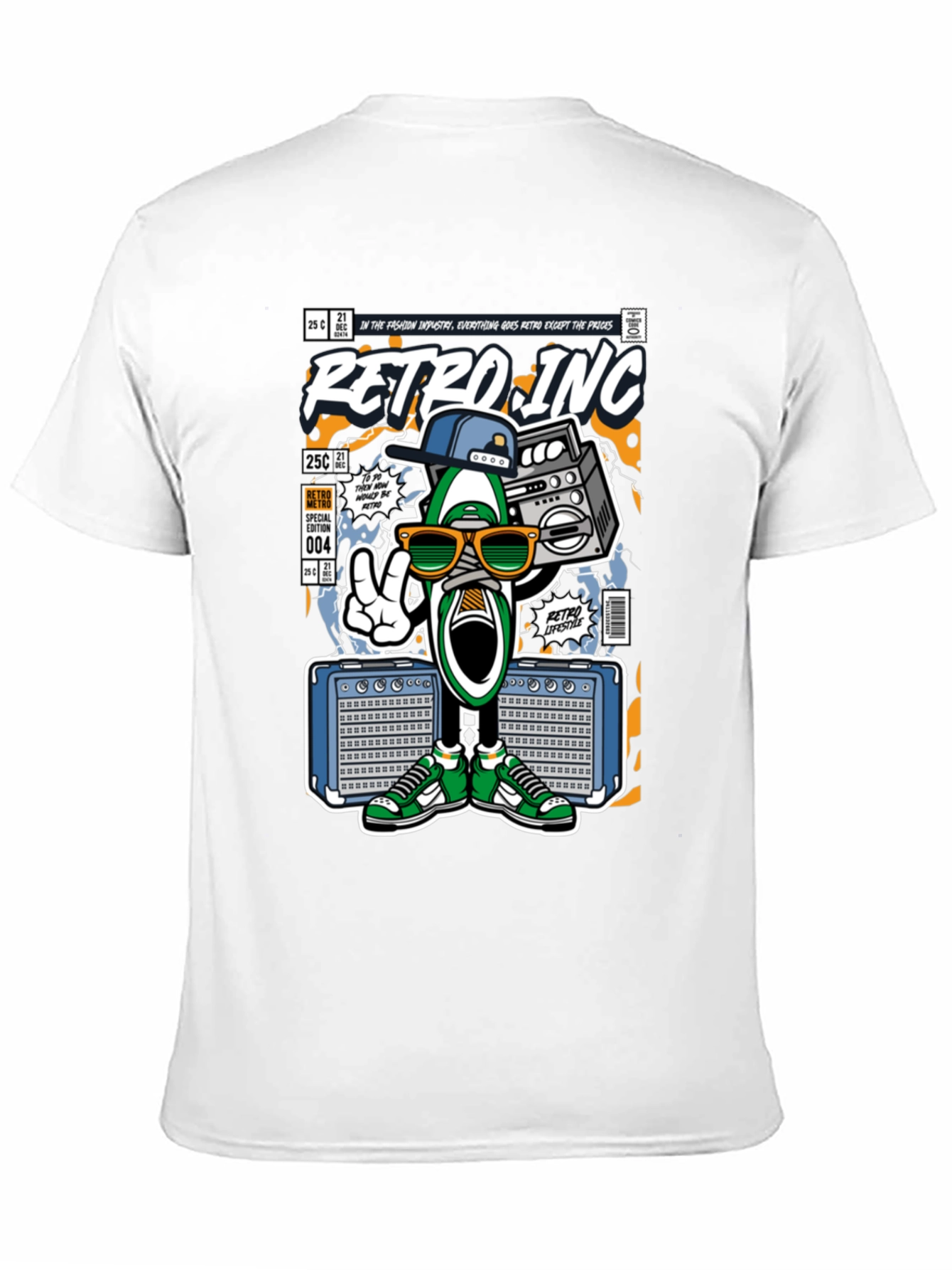 Black Retro Inc. Graphic Tee view 11