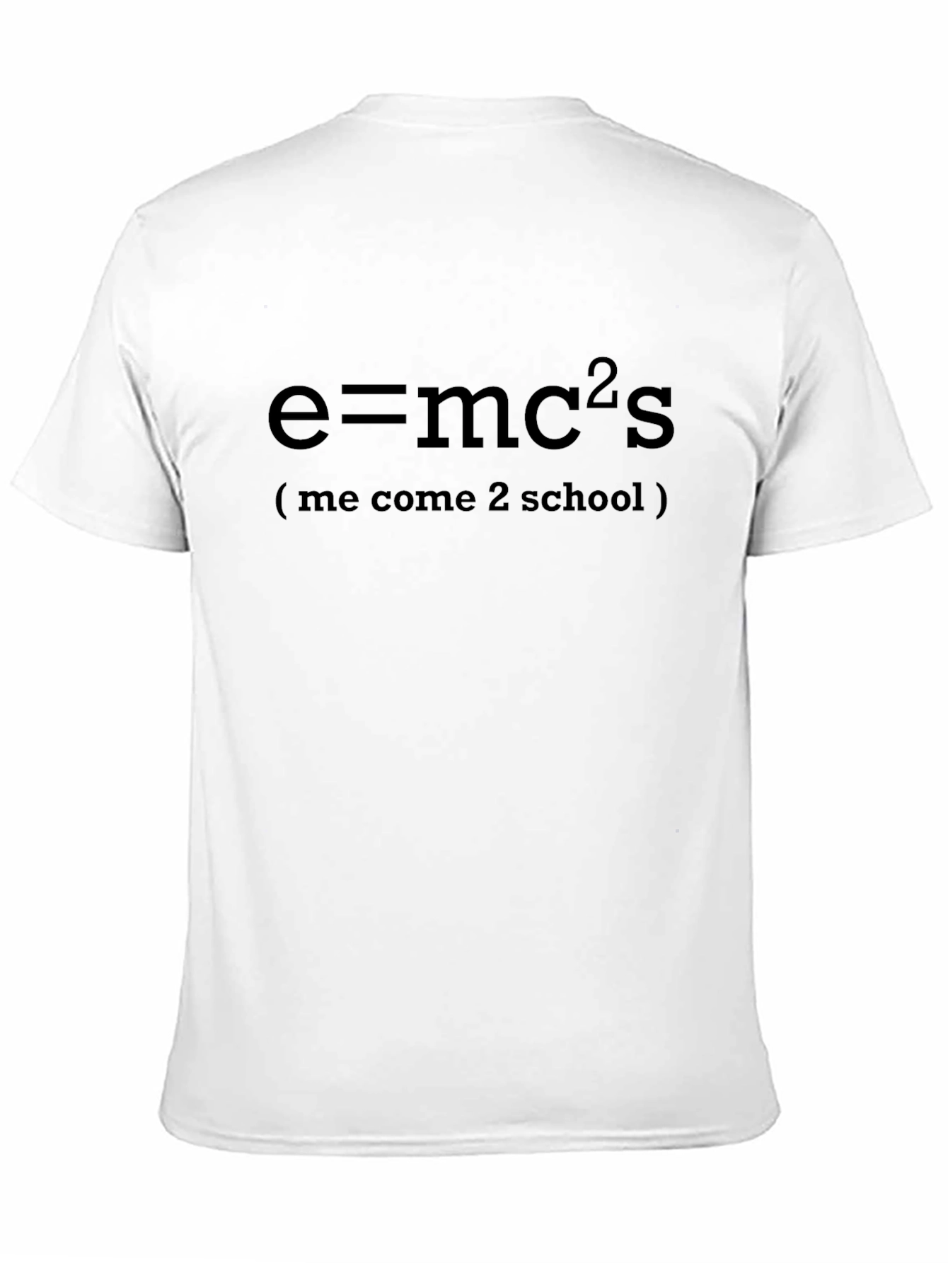 Black E=mc2's T-Shirt - Me Come 2 School view 11