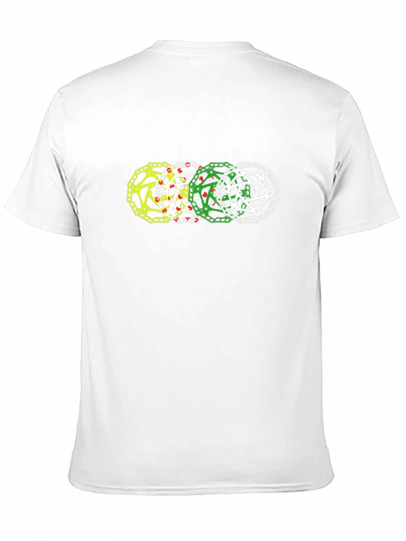 Black Mountain Bike Rotor Graphic Tee - Cycling Enthusiast Apparel view 11