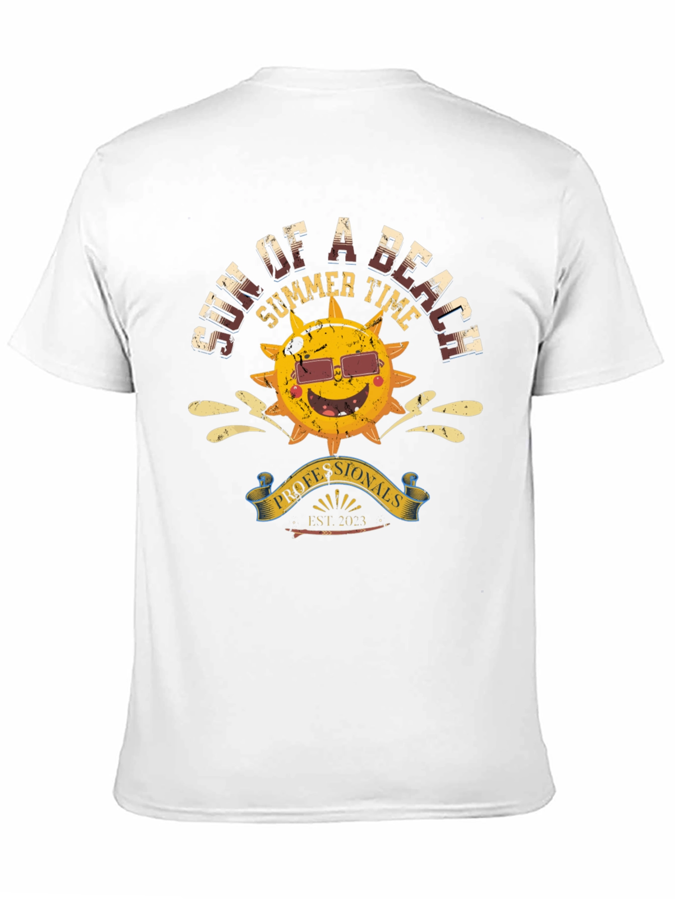 Black Sun of a Beach Summer T-Shirt view 11